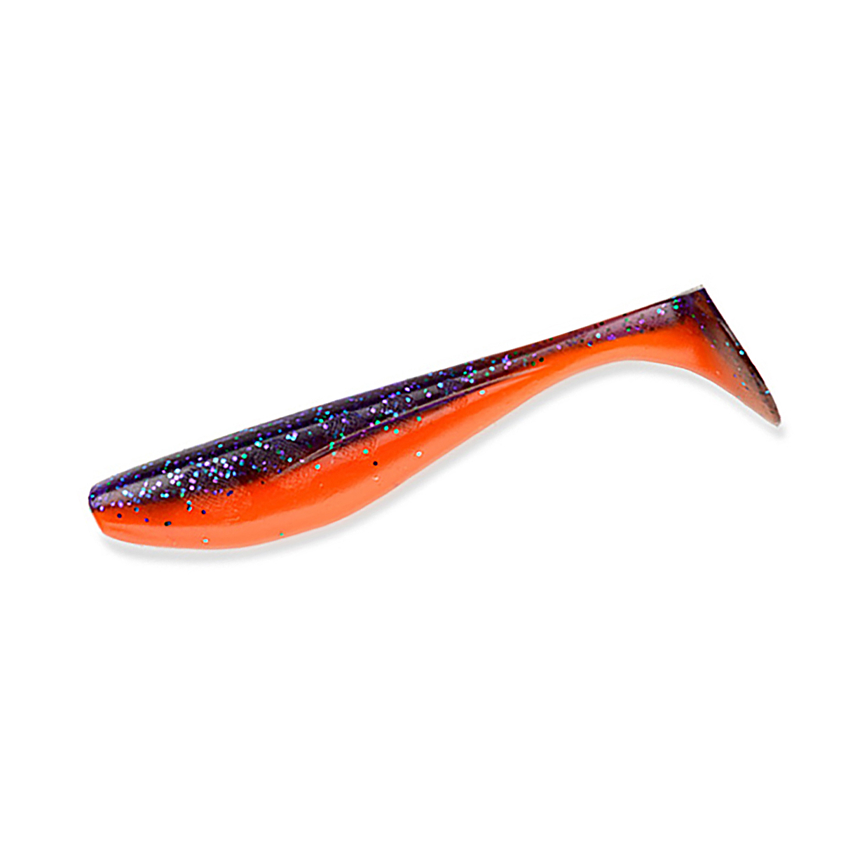 Силікон FishUp Wizzle Shad 2" 10pc #207 Dark Violet/Orange