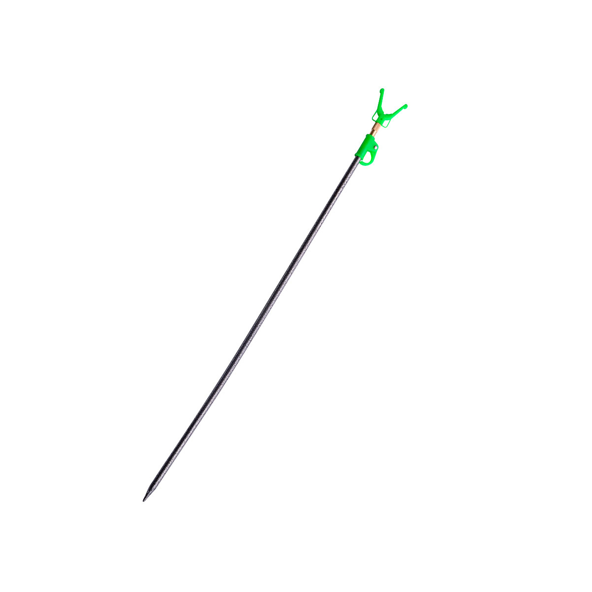 Подставка теле для удилища серая/салатовая 150cm