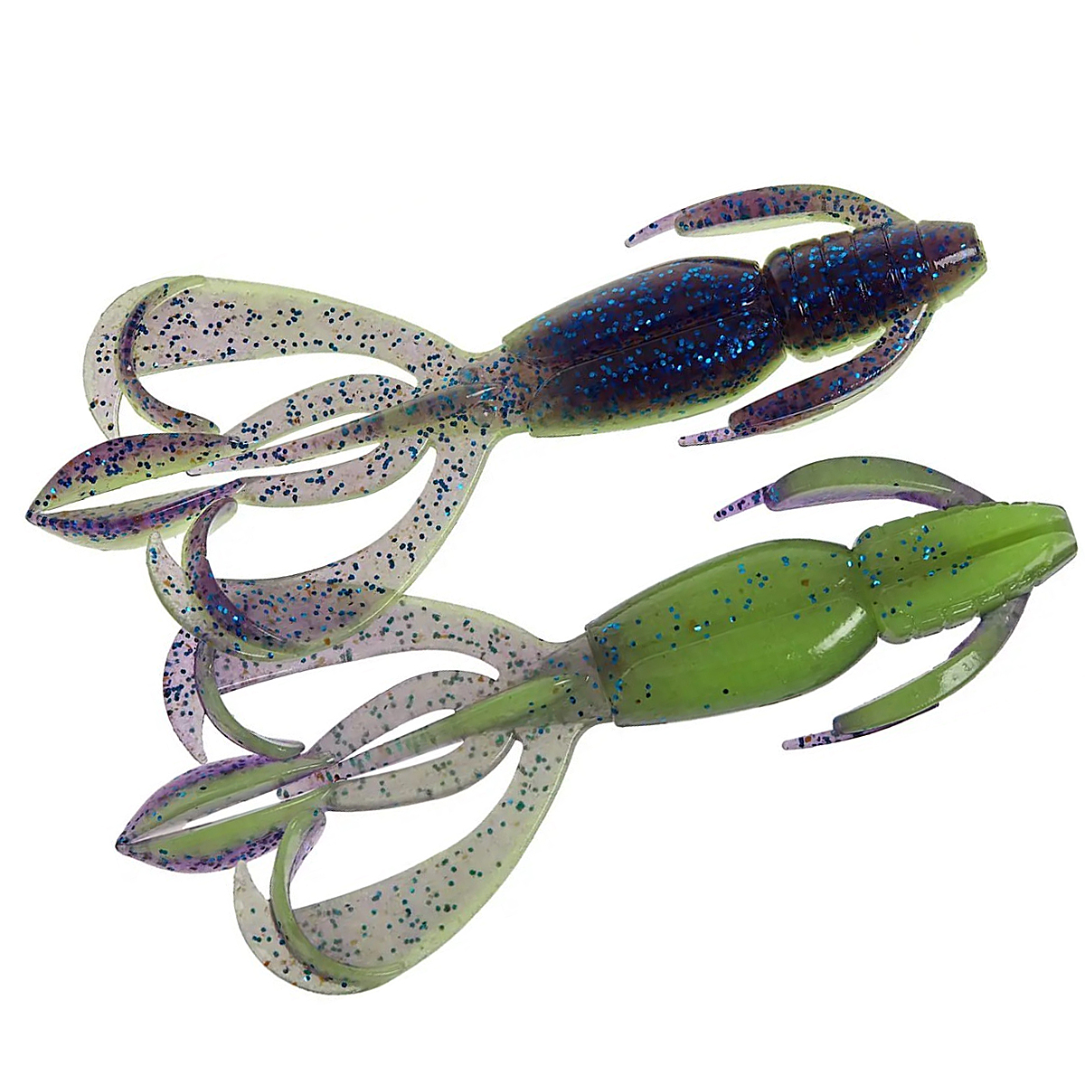 Силикон Keitech Crazy Flapper 2.4" pal#06 Violet Lime Belly