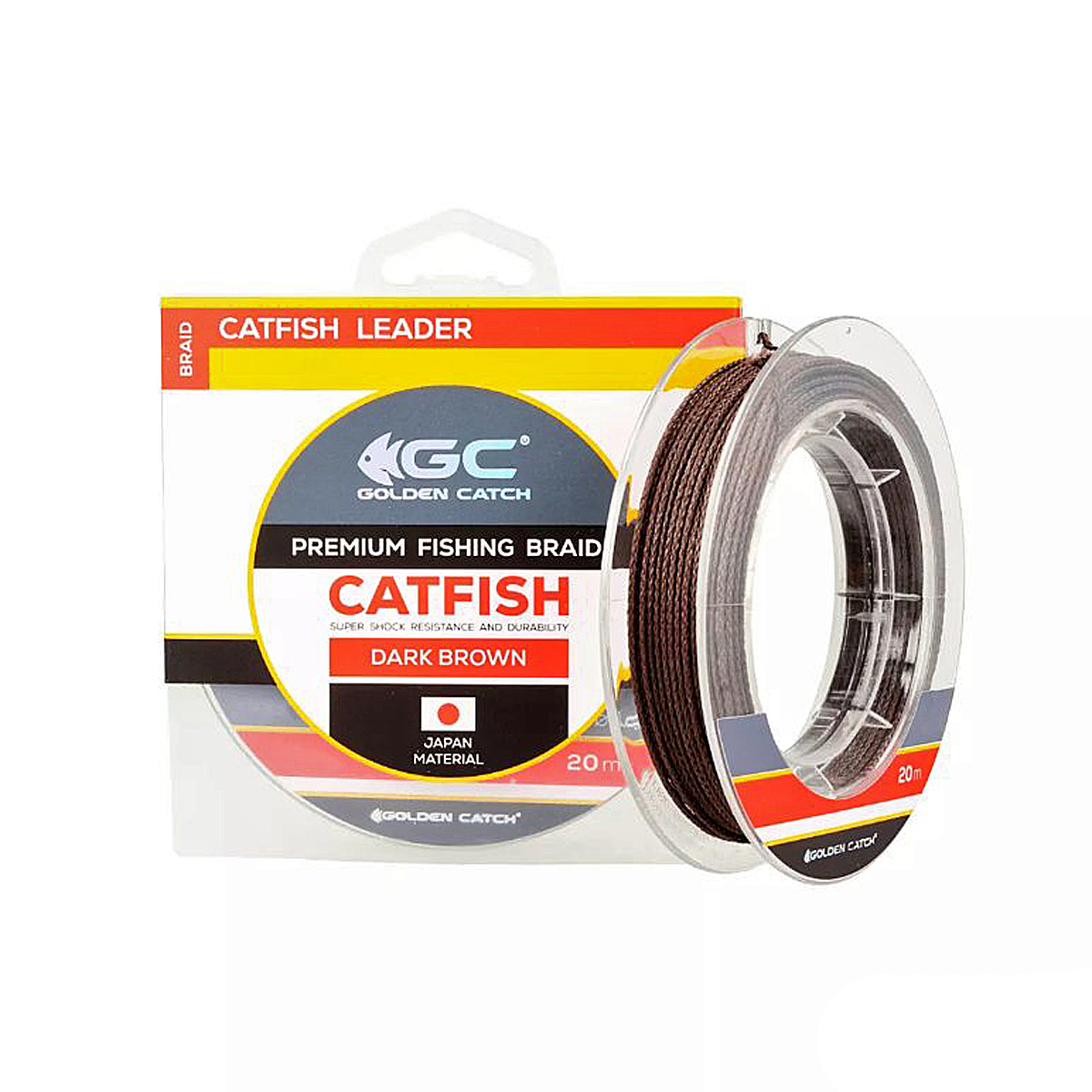 Поводковый материал GC Catfish Leader 20m 1mm