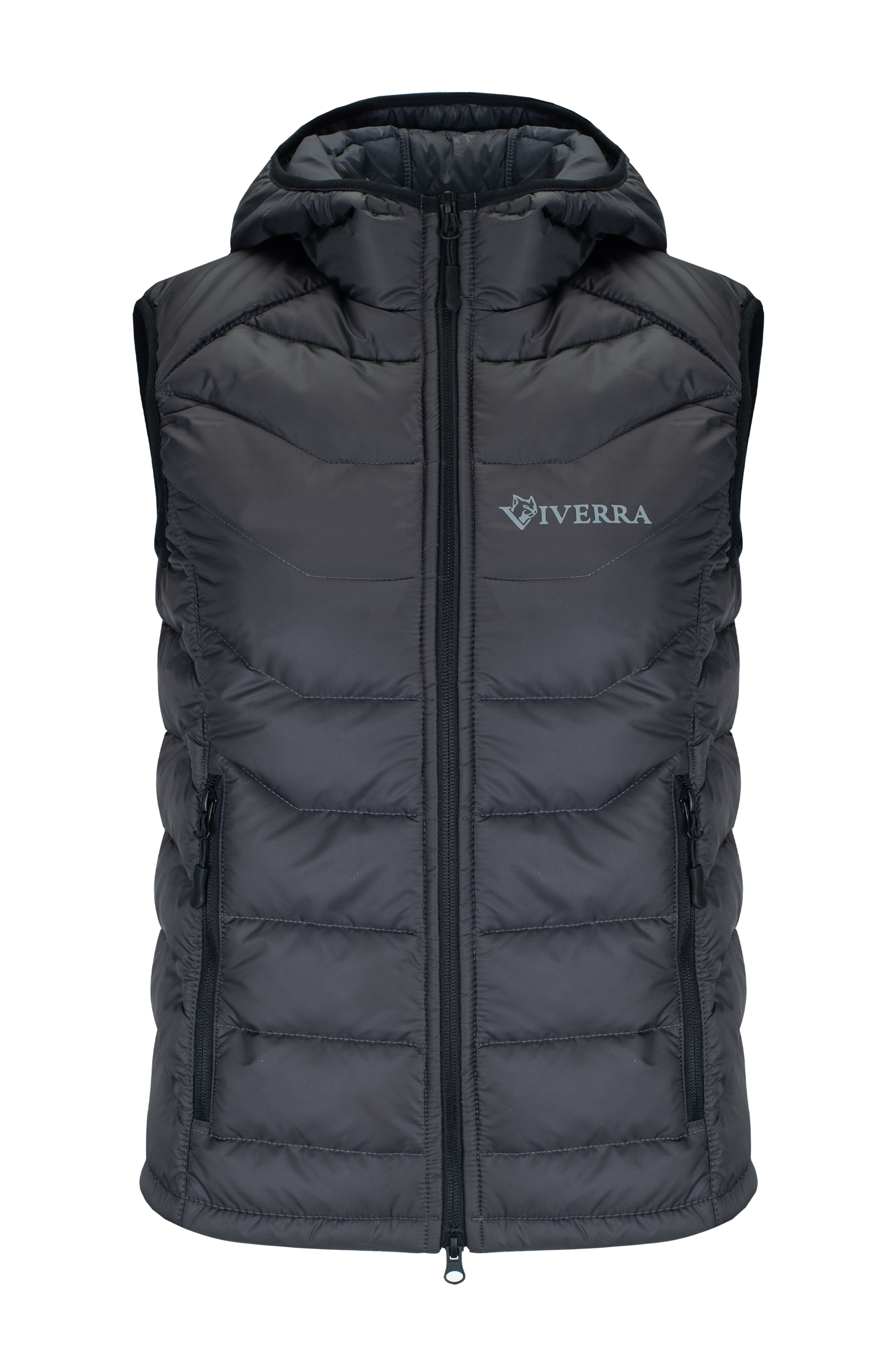 Жилет женский с капюшоном Viverra Warm Cloud Vest Grey M