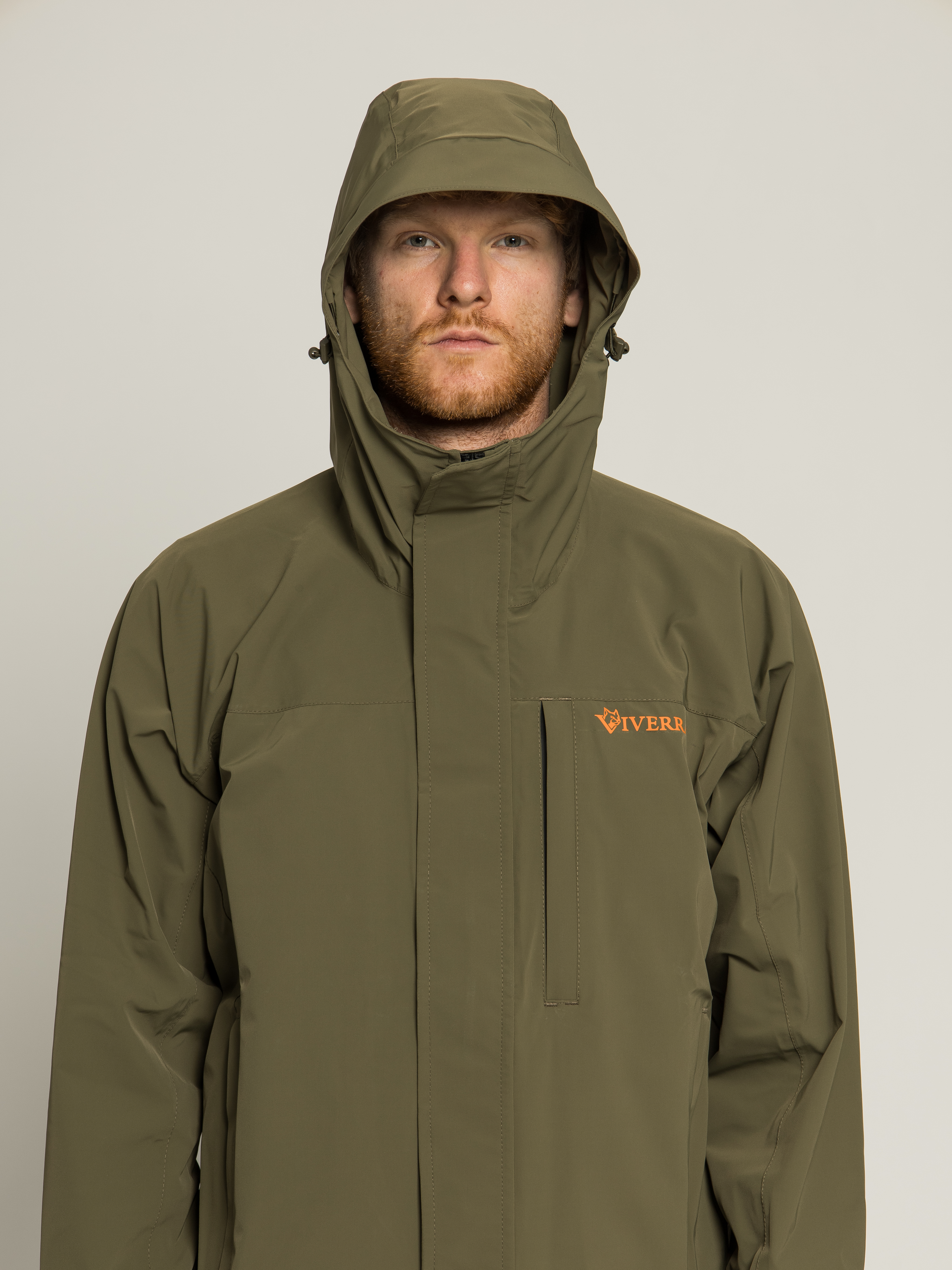Куртка мембранна Viverra 4Stretch Rain Jacket Olive XL фото 7