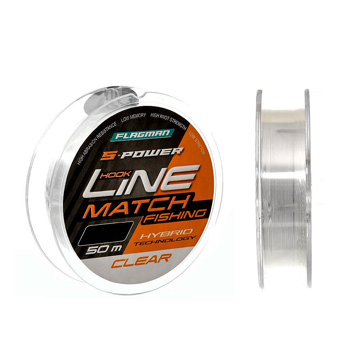 Жилка S-Power Hook Line New Clear 50m 0.14mm