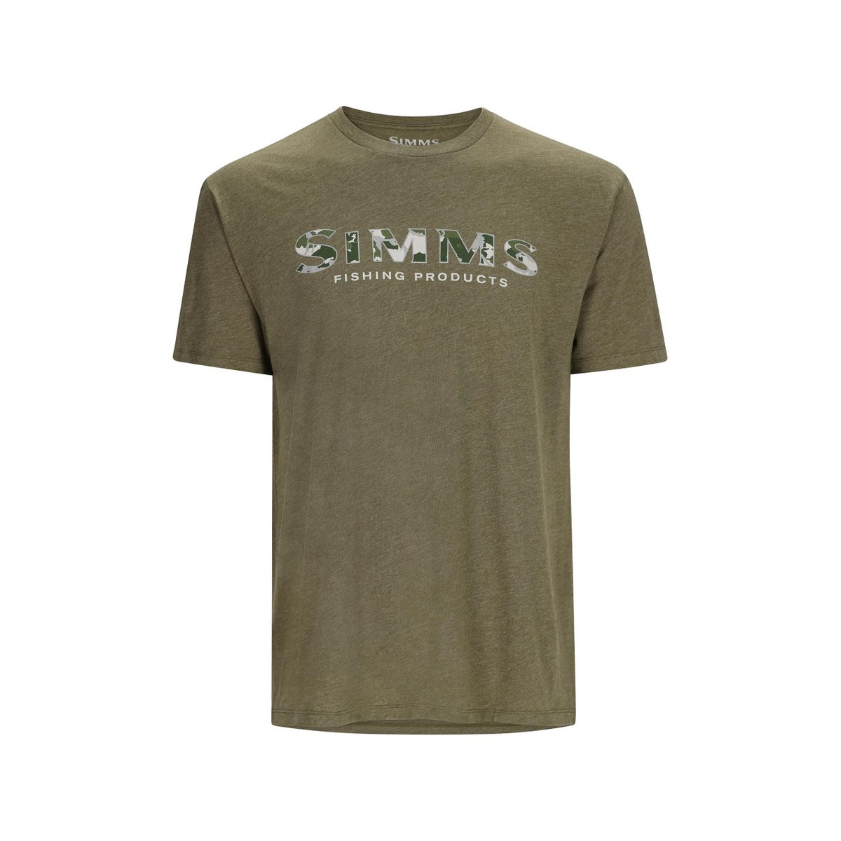 Футболка Simms Logo T-shirt RC Dark Clover/Military Heather M