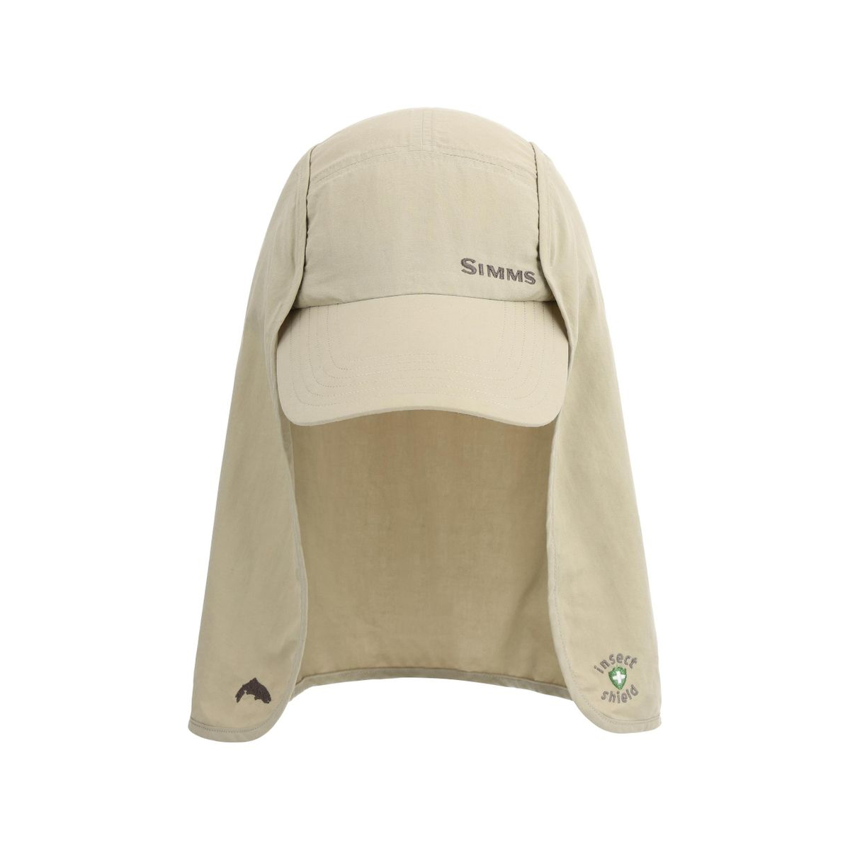 Кепка Simms Bugstopper SunShield Cap Stone фото 2