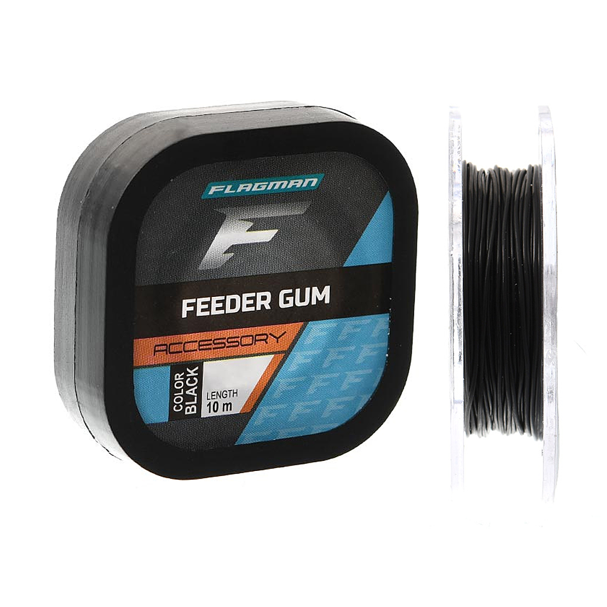 Амортизатор Feeder Gum Black 0.6mm 10m