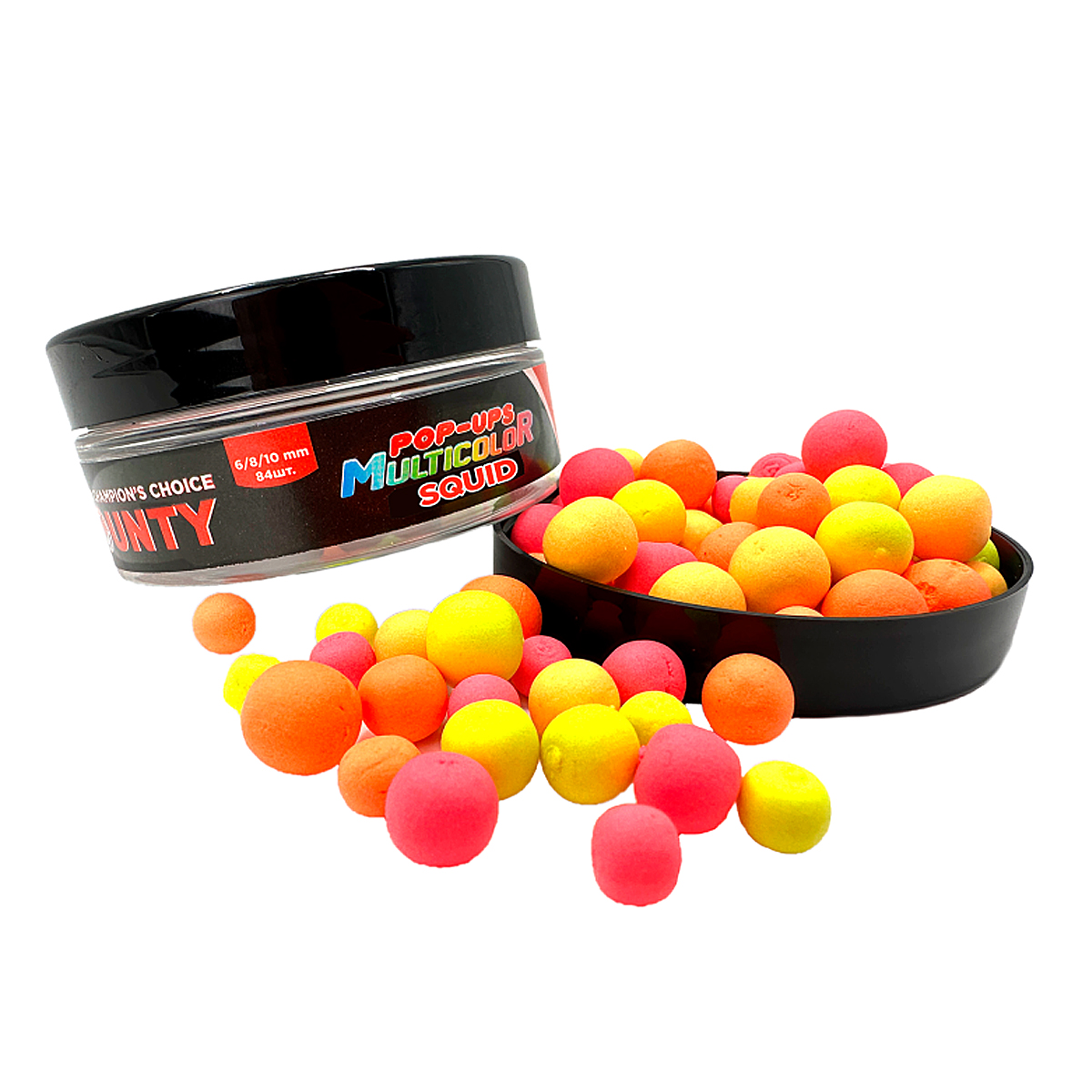 Бойлы Bounty Pop-Up Multicolor Multisize Squid 6/8/10mm 84pc
