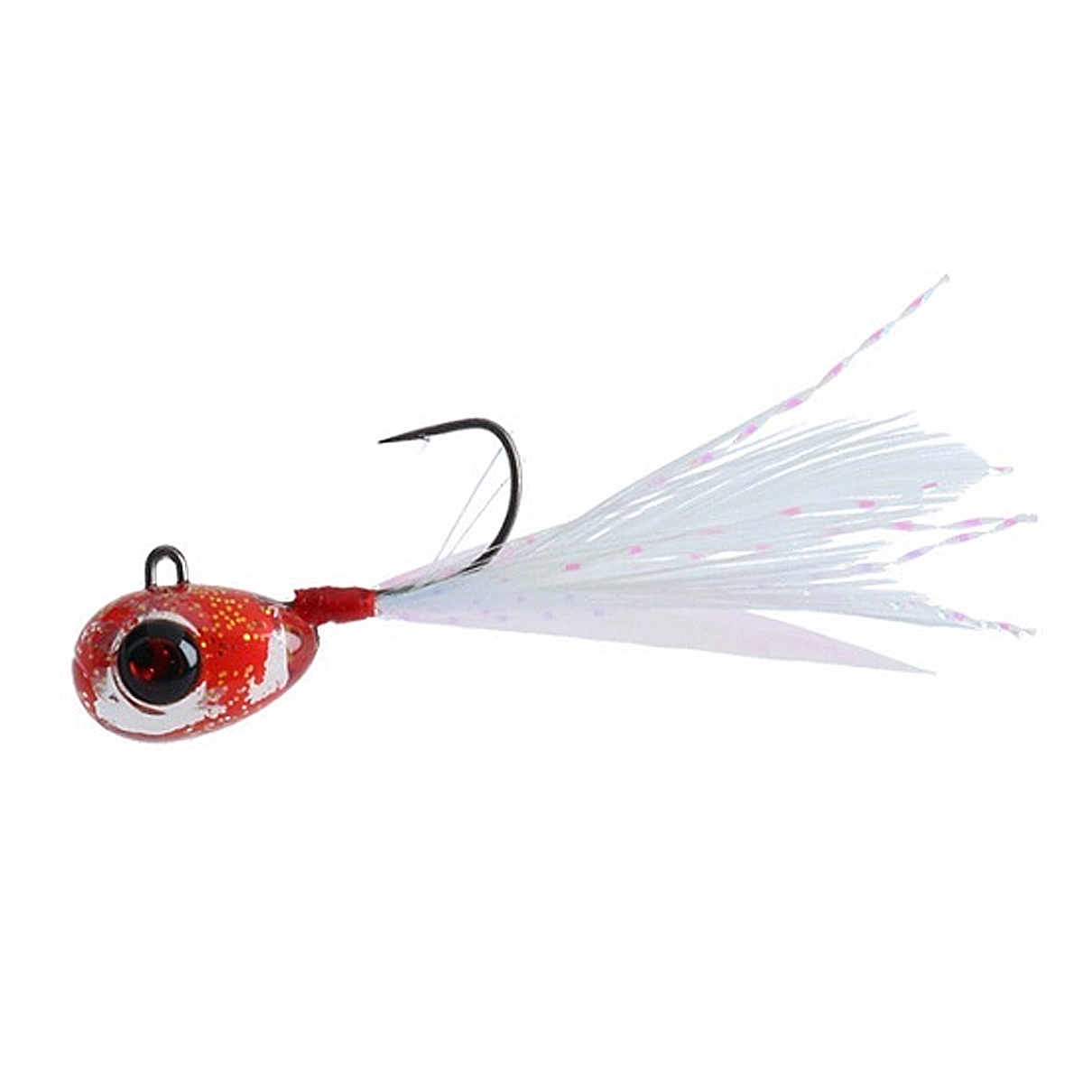 Головка стример Daiwa Tsuyakabura 1.2g #Red Glow Shirasu