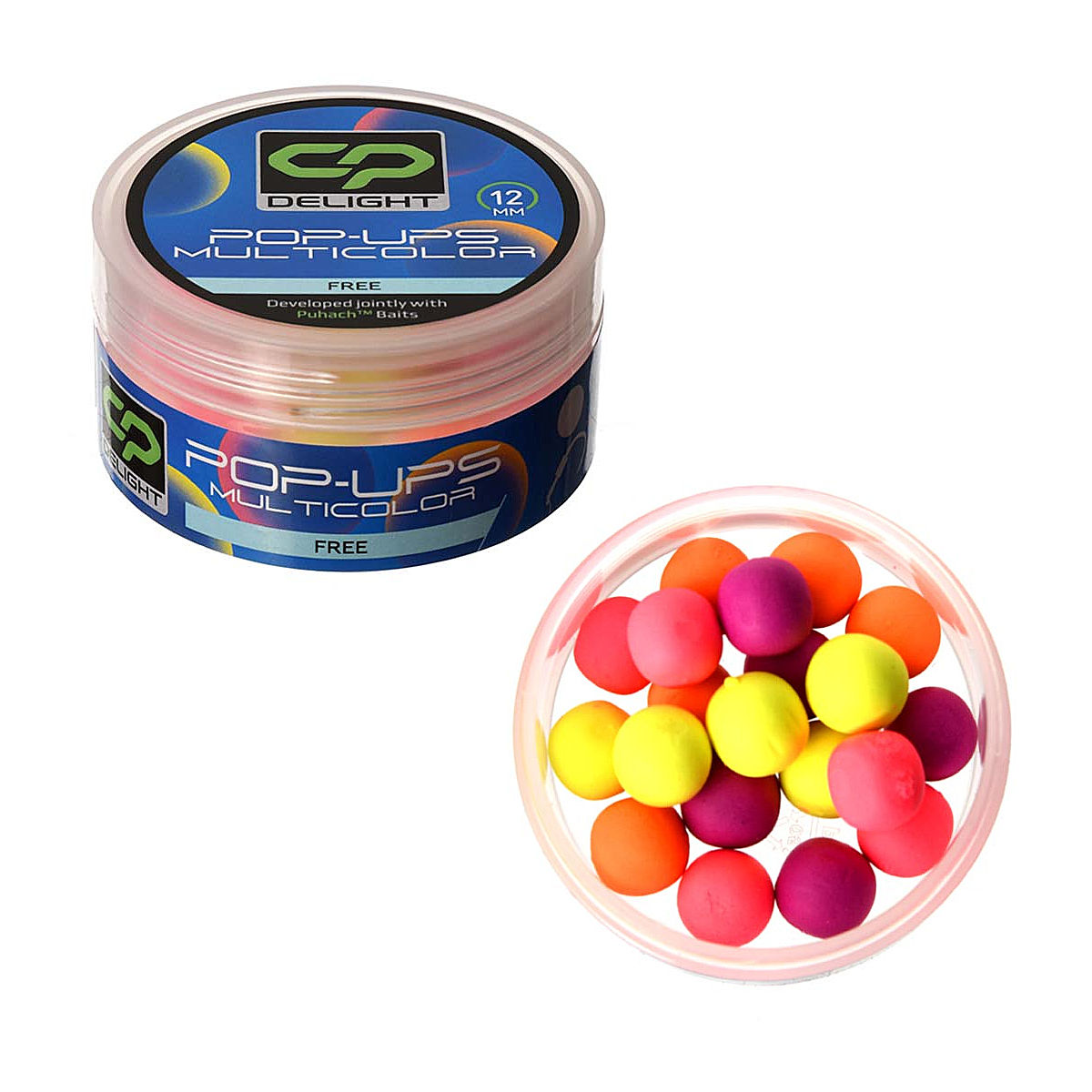 Бойлы Carp Pro Delight Multicolor Pop Ups 12mm Free