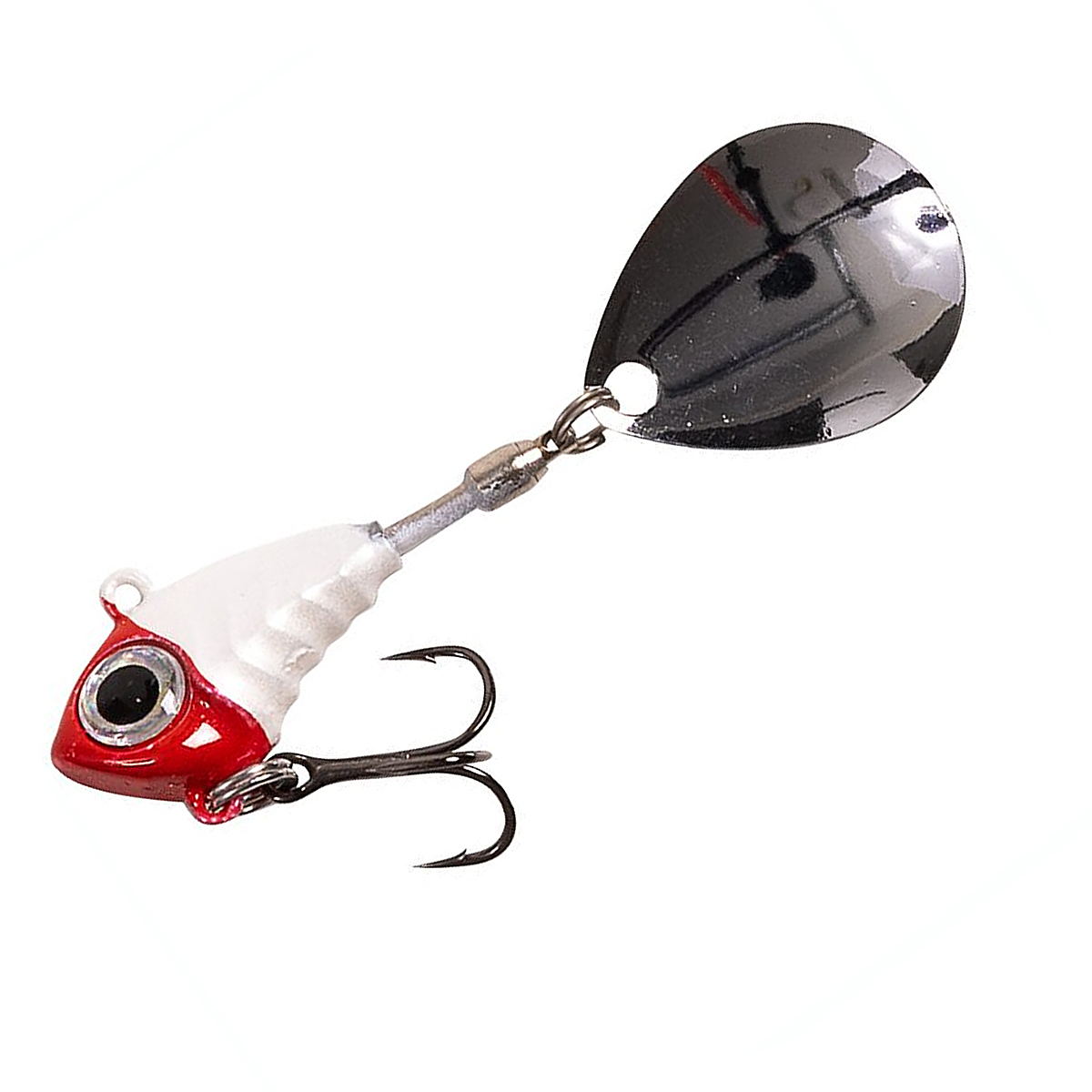 Тейл-спиннер Fladen Conrad Vibra Tail 7g #Hot Red/Silver