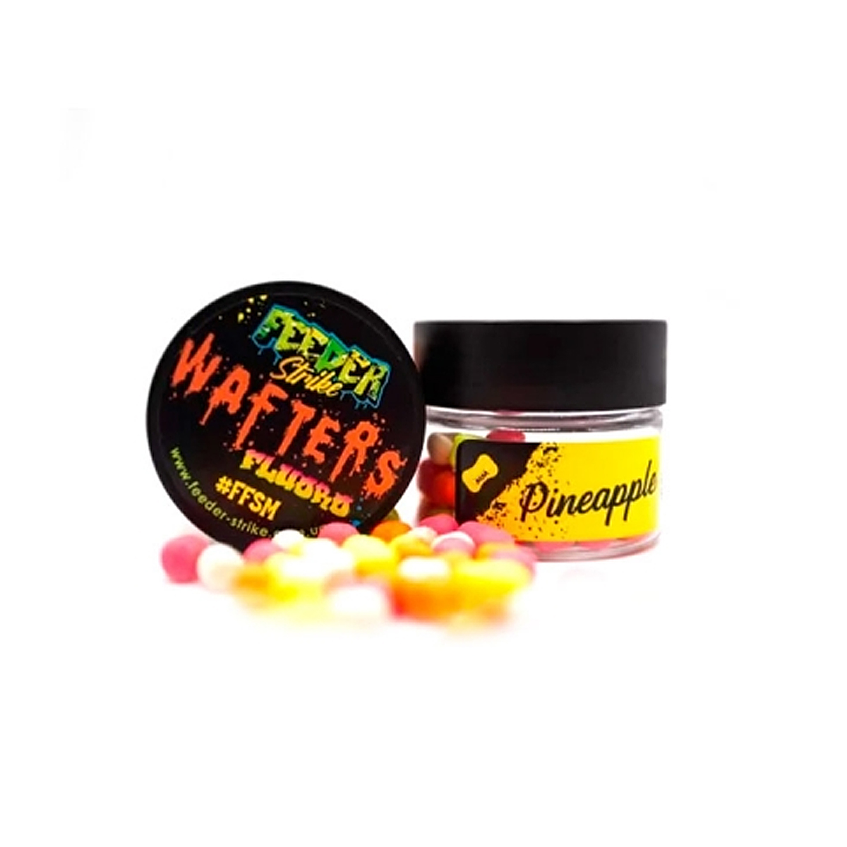 Бойли Feeder Strike Wafters Fluoro 6x8mm Pineapple