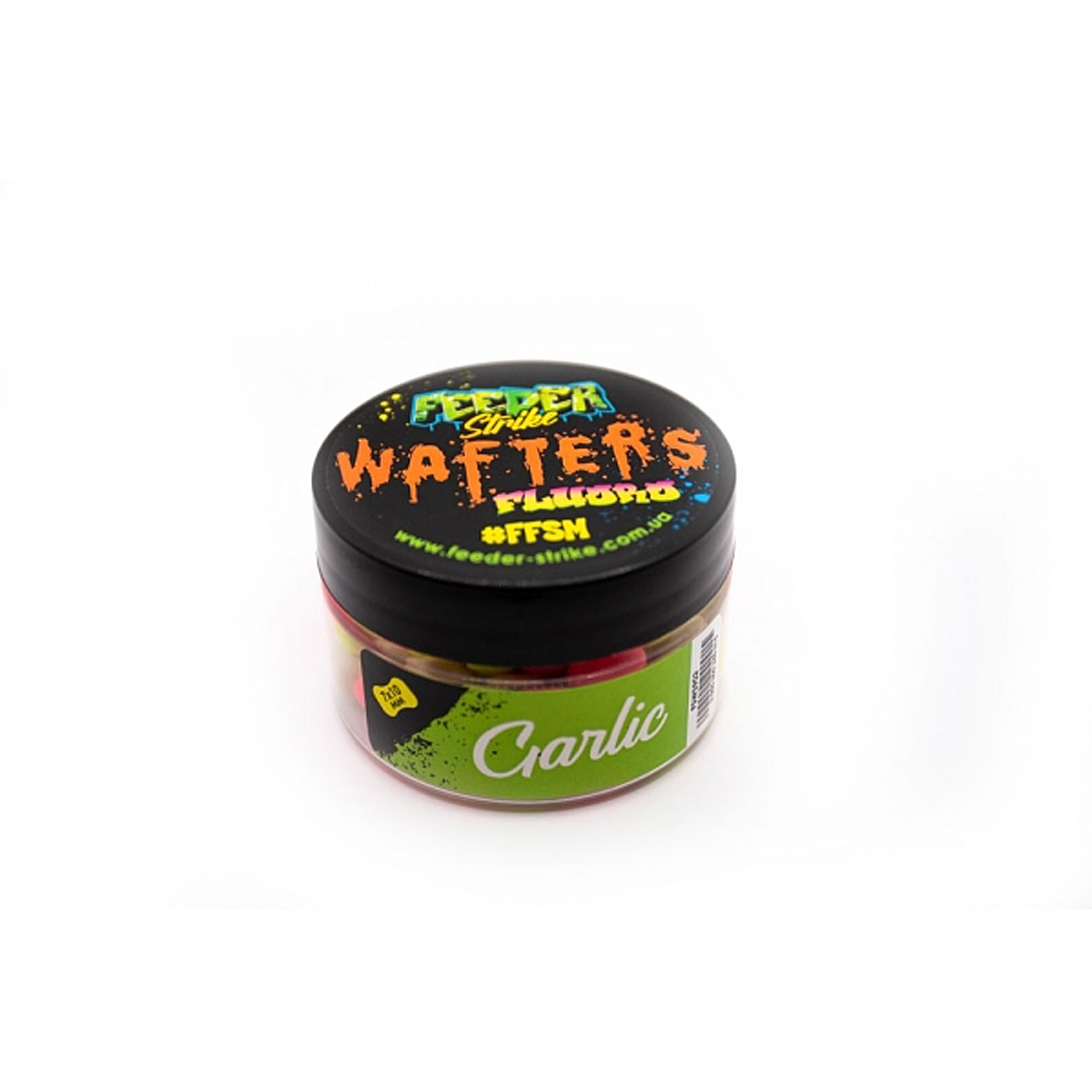 Бойлы Feeder Strike Wafters Fluoro 7x10mm Garlic