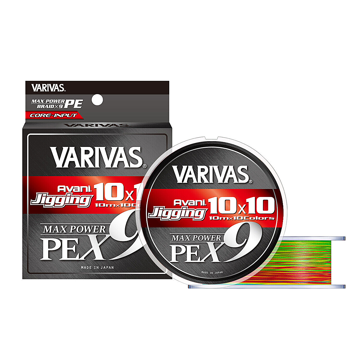 Шнур Varivas Avani Jigging Max Power X9 10*10 Multicolor 300m 25.6kg 0.285mm #3.0