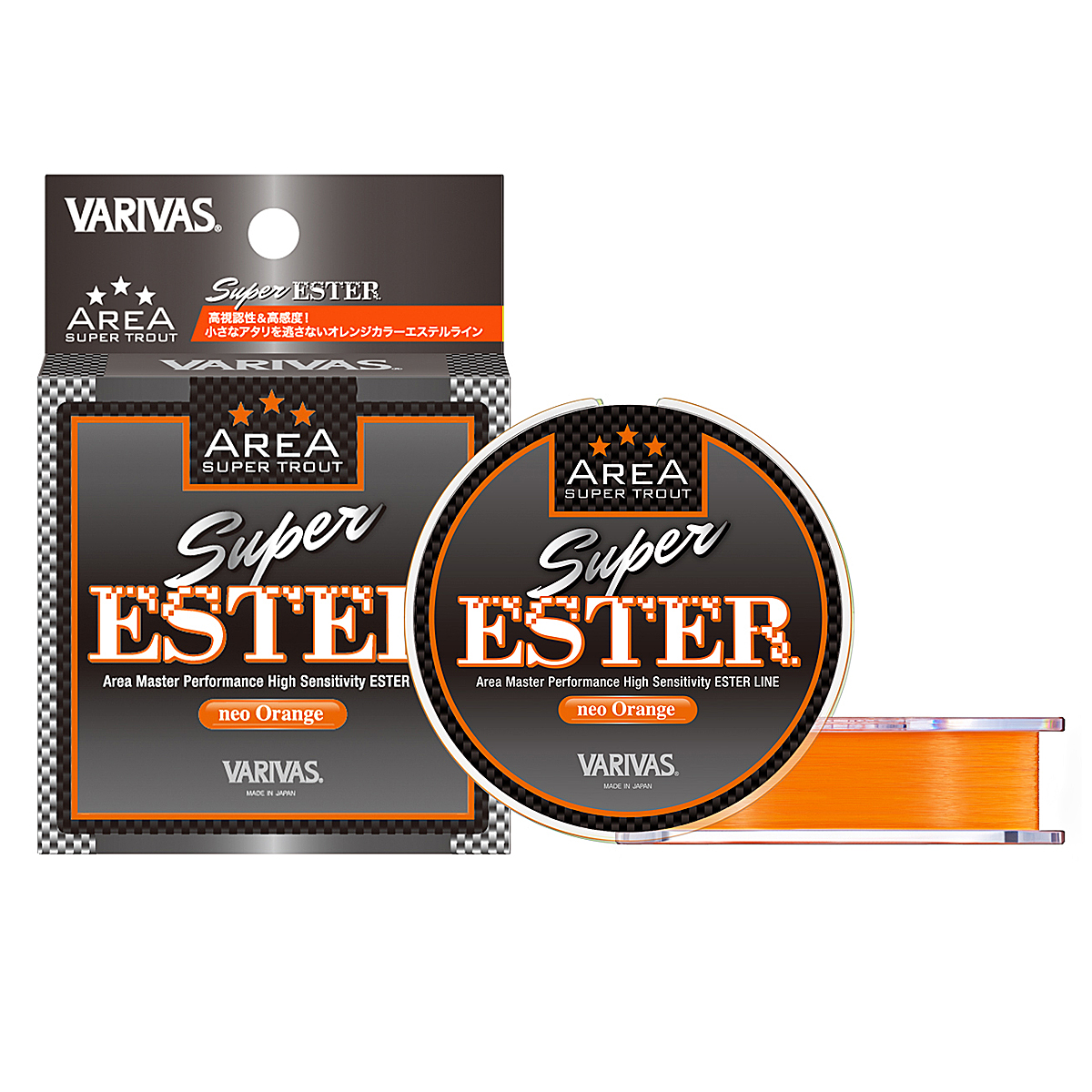 Жилка Varivas Super Trout Area Ester Orange 140m 0.63kg 0.09mm