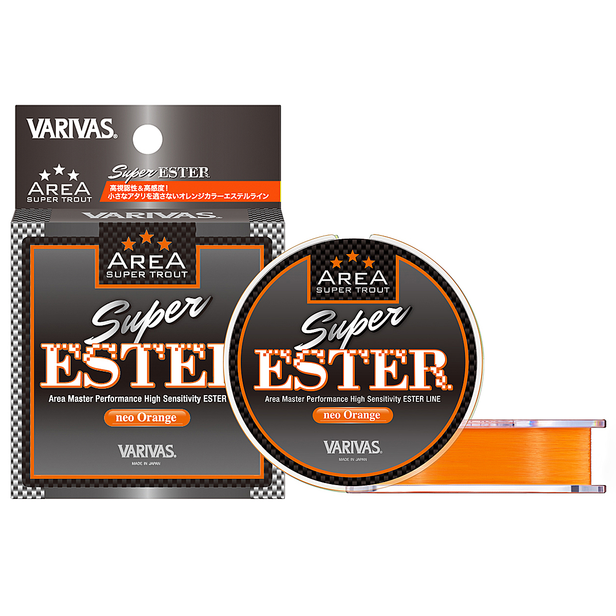Леска Varivas Super Trout Area Ester Orange 140m 0.94kg 0.104mm