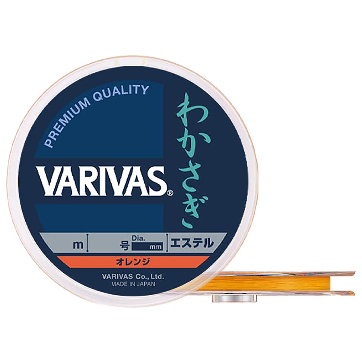 Жилка Varivas Wakasagi Ester Orange 60m 0.94kg 0.104mm