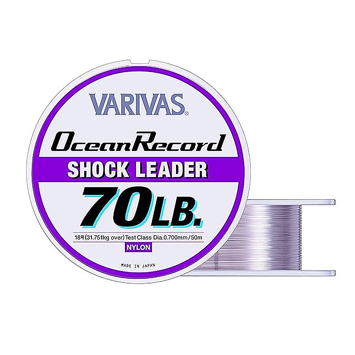 Моношоклидер Varivas Ocean Record Shock Leader 50m 145.1kg 1.57mm фото 3