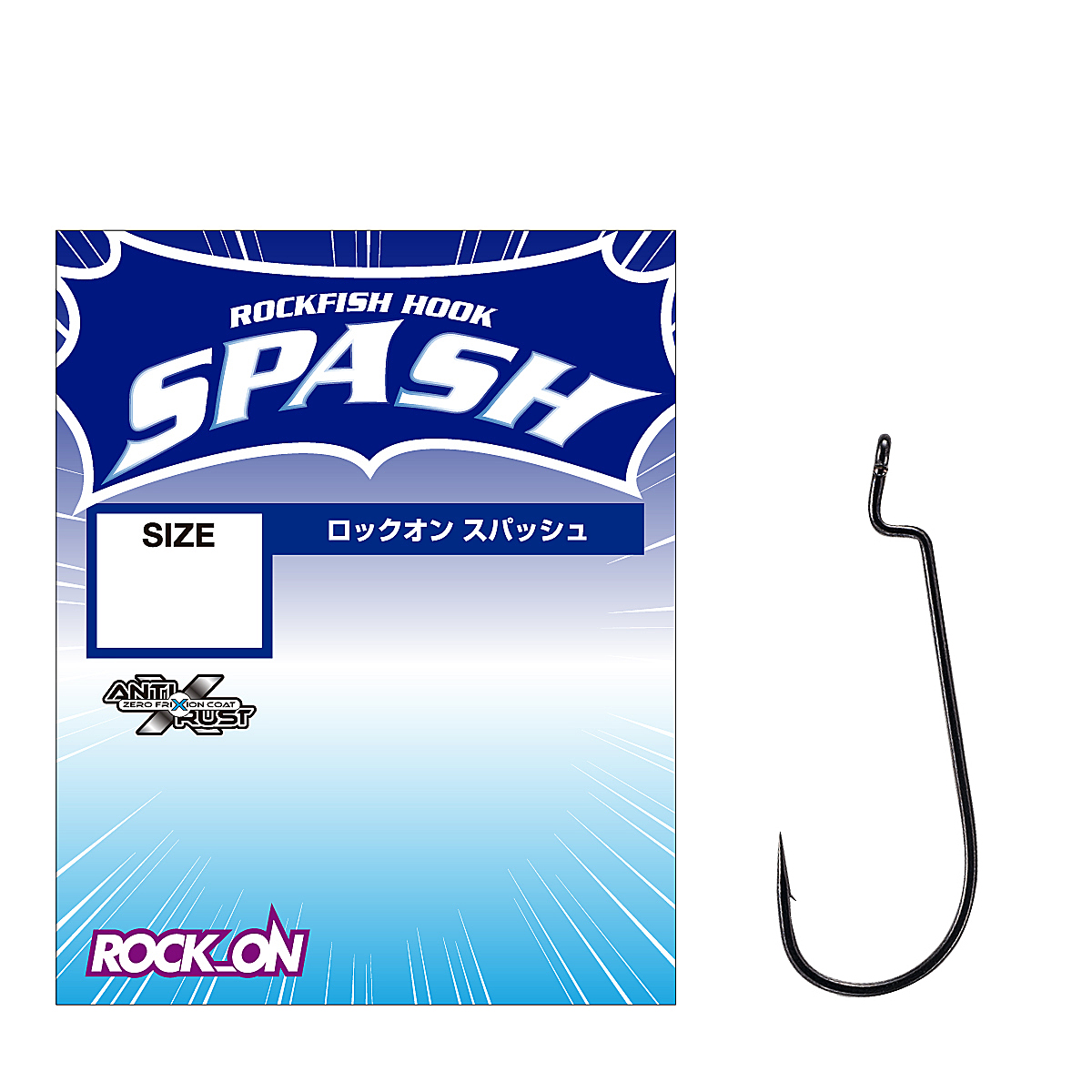 Крючок оффсетный Varivas Rock-On Spash #3 6pcs