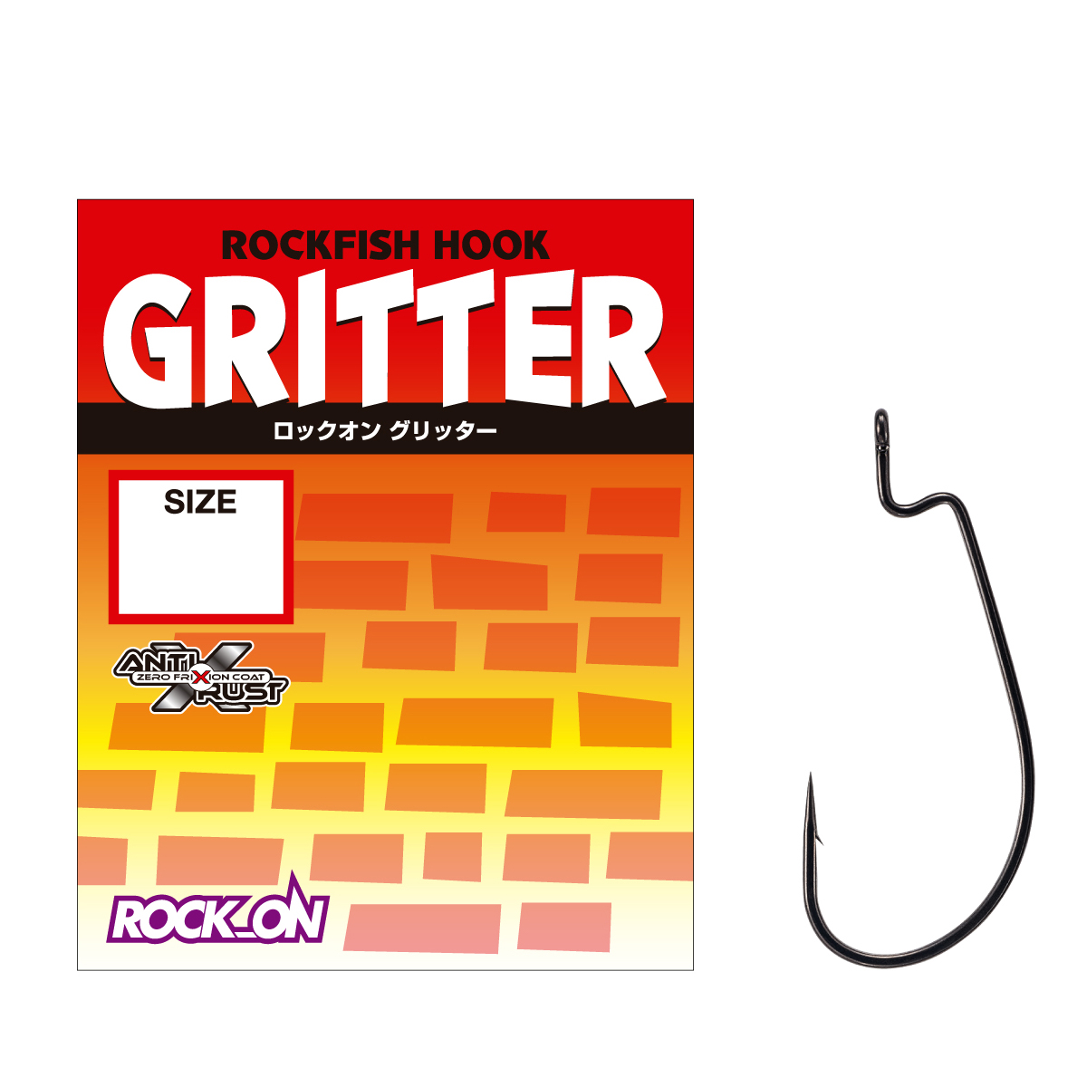 Гачок офсетний Varivas Rock-On Gritter #3 6pcs