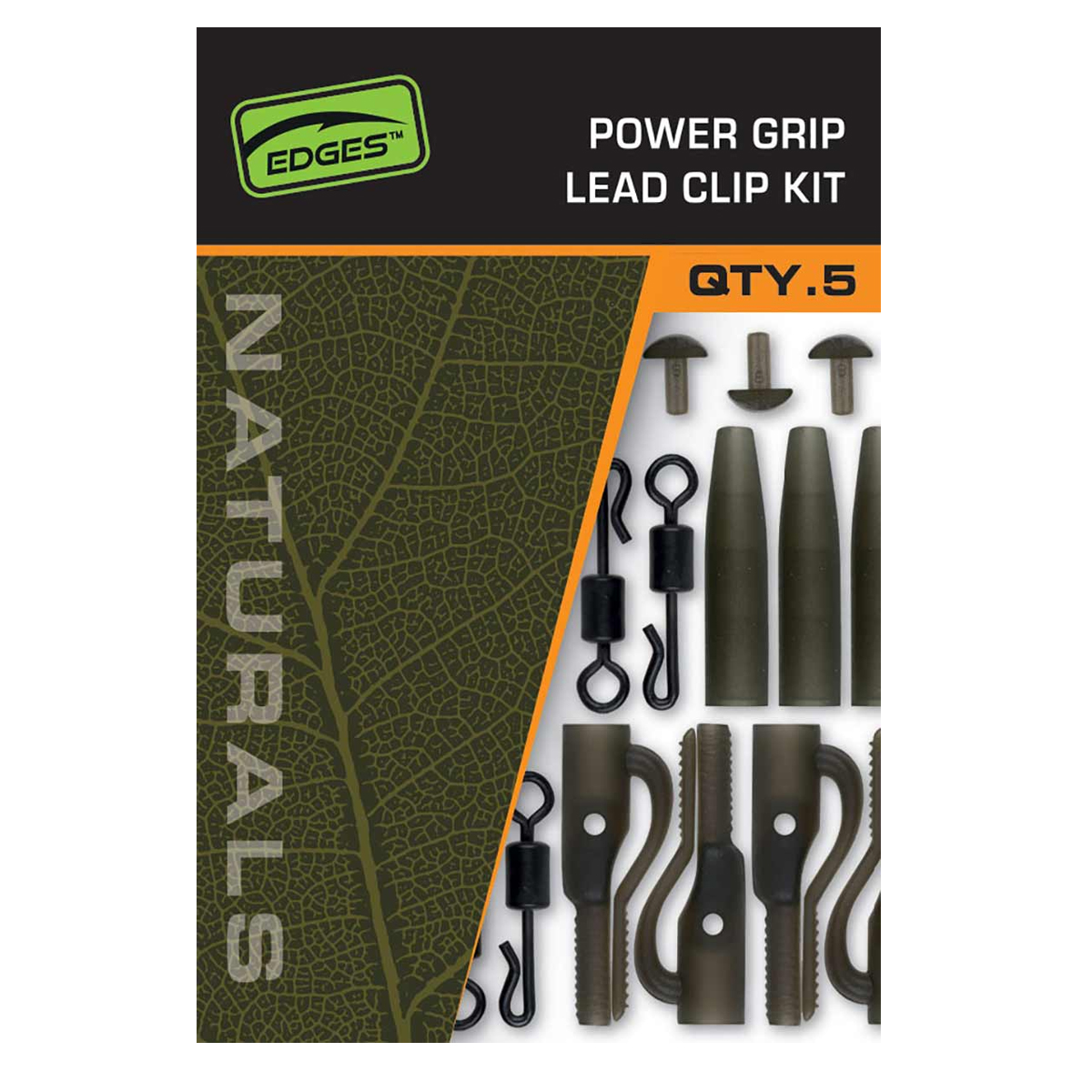 Набір безпечних кліпс з посиленим конусом Fox Naturals Power Grip Lead Clip Kits