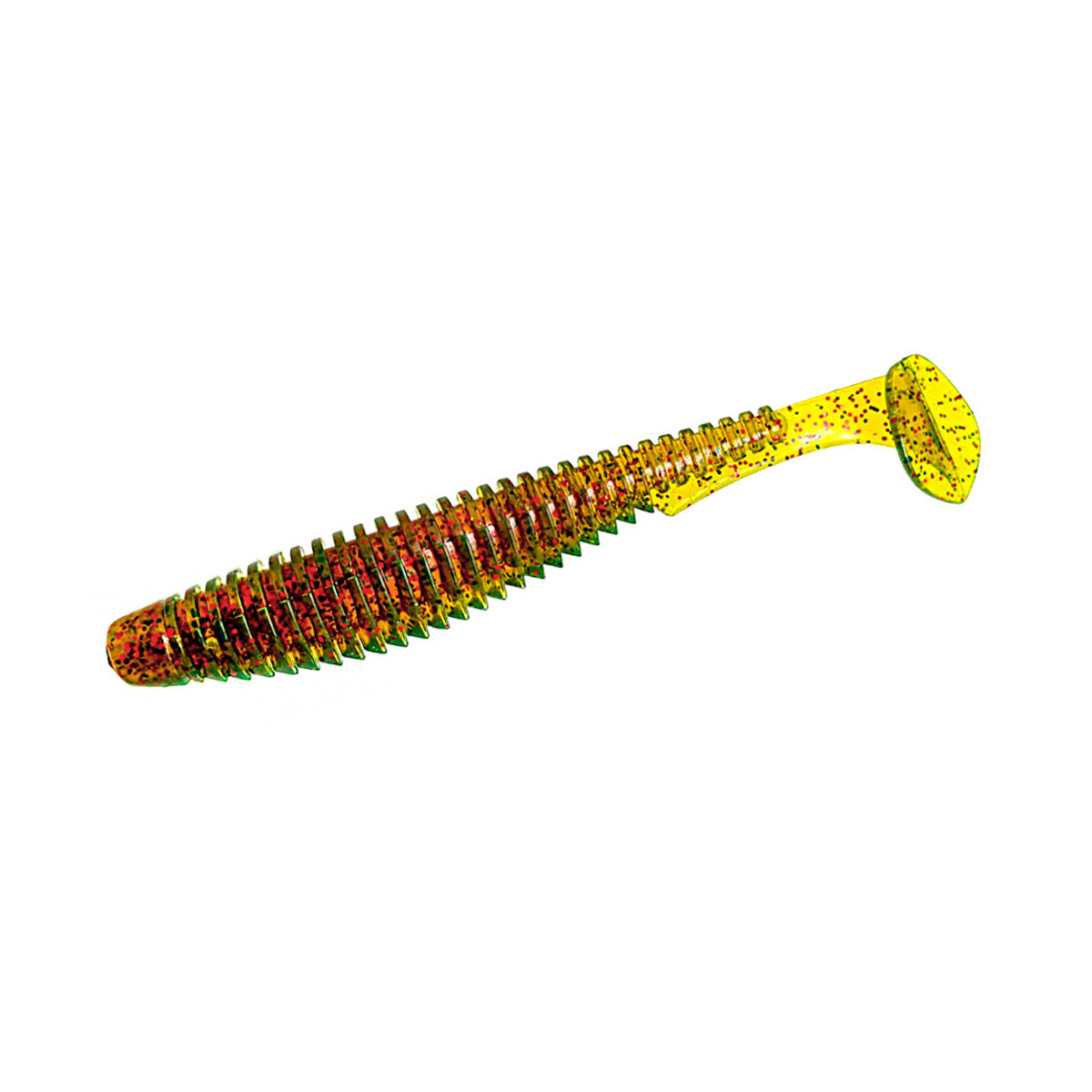 Силикон FishUp U-Shad 4" 8pc #019 Motor Oil/Red