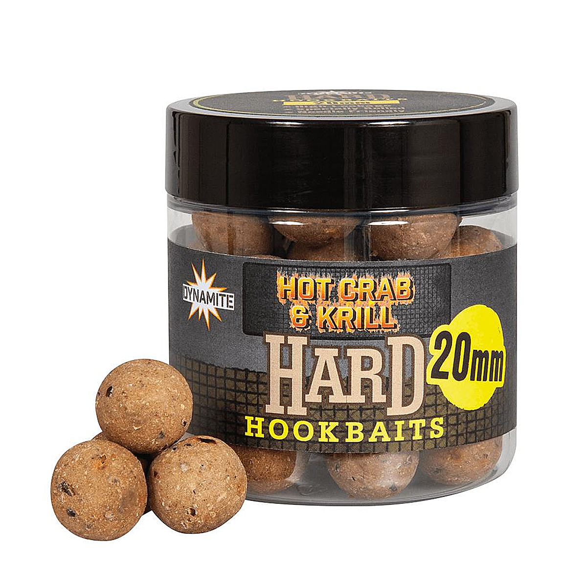 Бойлы Dynamite Baits Hard Hook Hot Crab & Krill 20mm