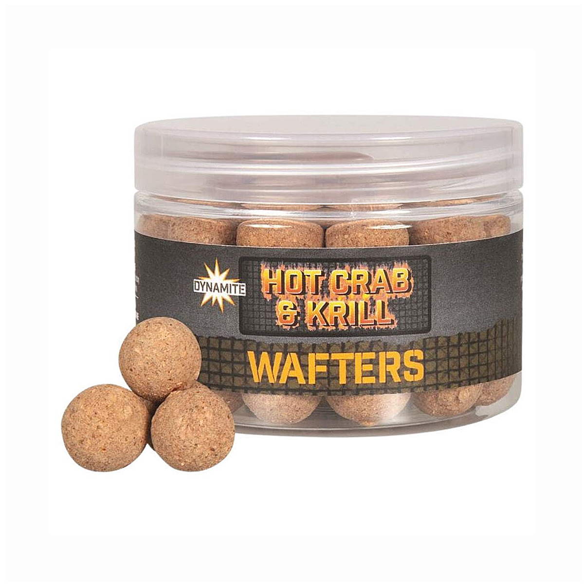 Бойлы Dynamite Baits Wafters Hot Crab & Krill 15mm