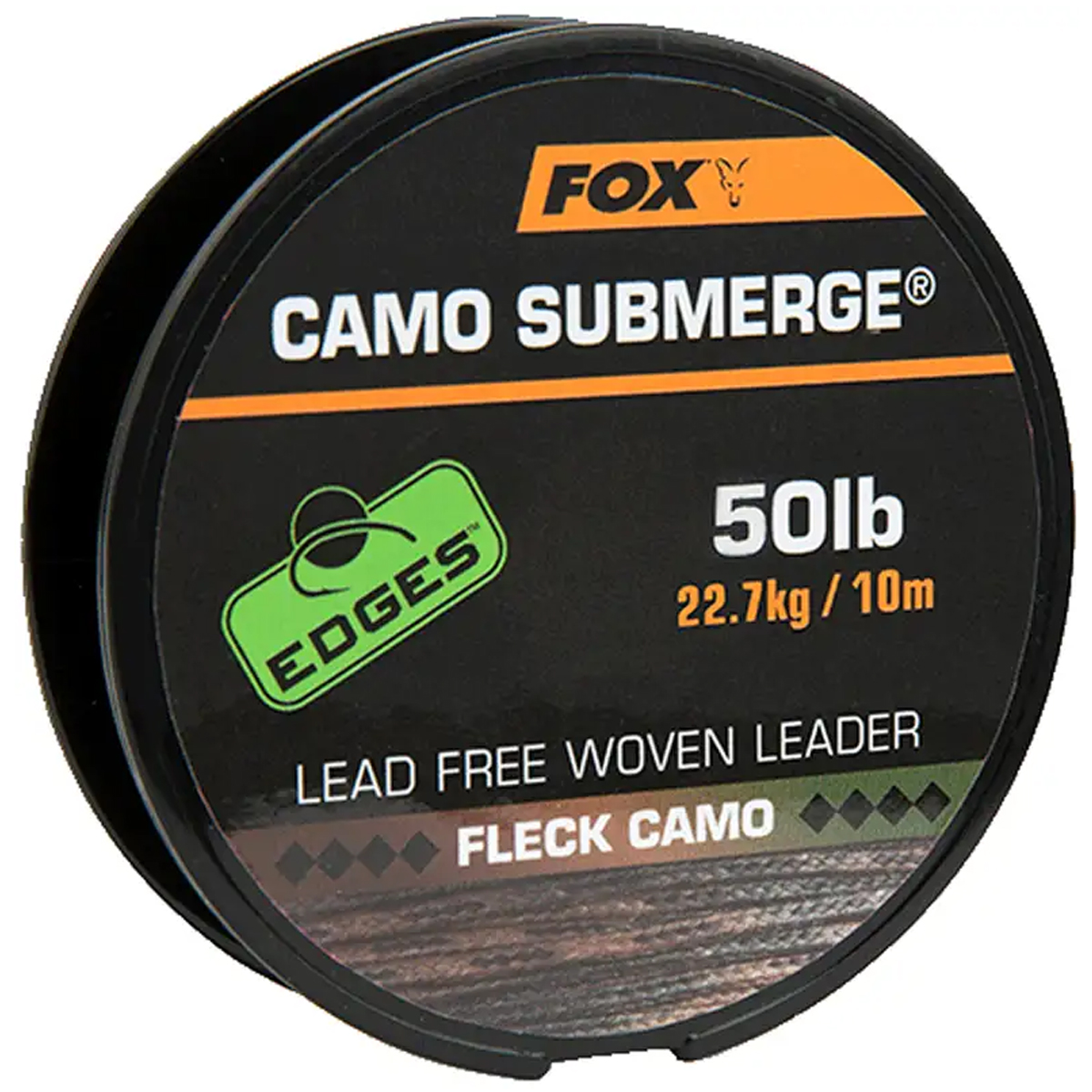 Лідкор без осердя Fox Edges Submerge Camo Leader 10m Fleck Camo 50lb