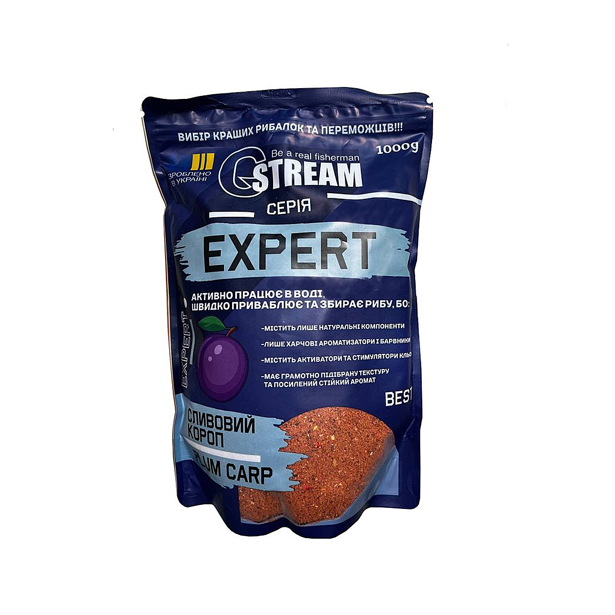 Прикормка G.Stream Expert Сливовый карп 1kg