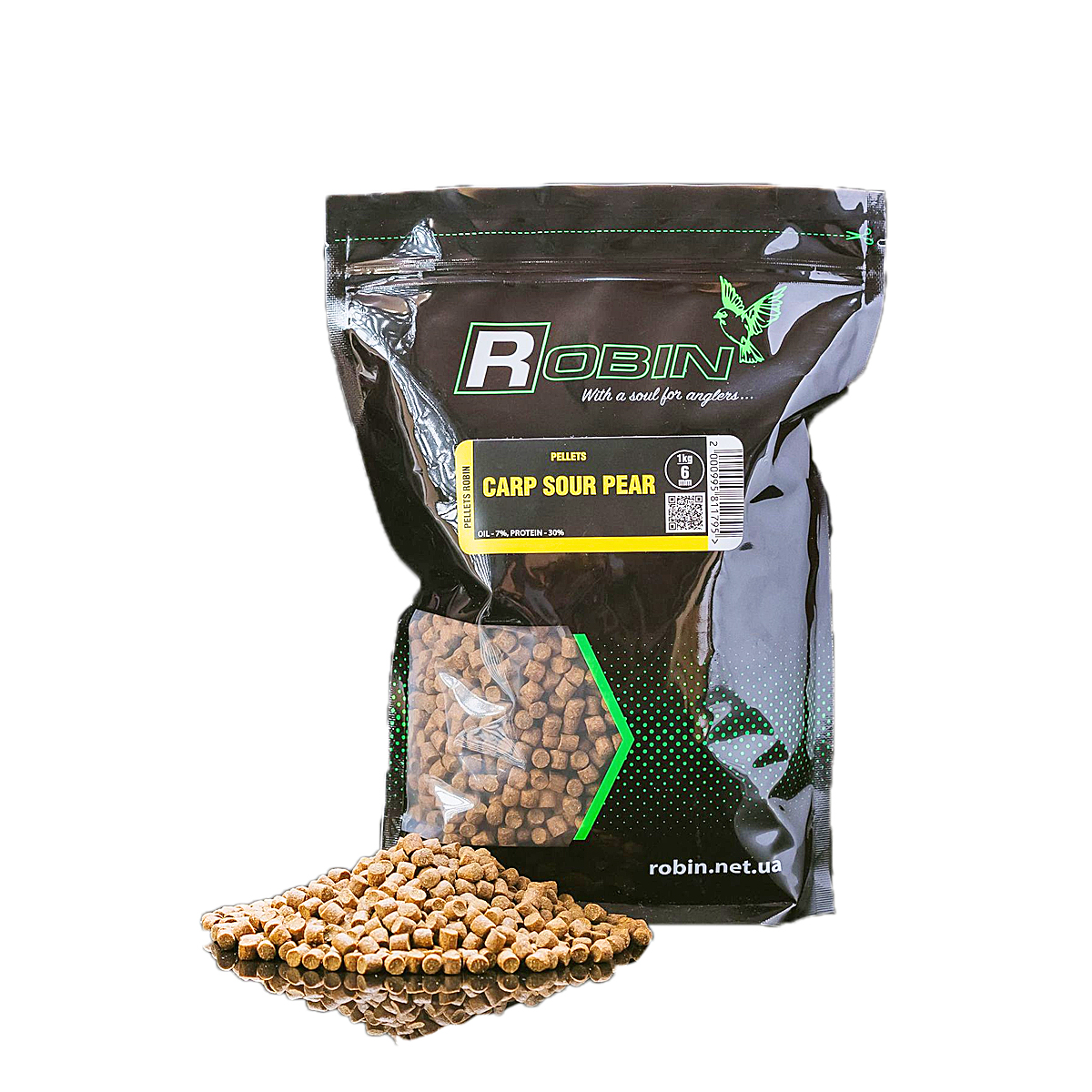 Пеллетс Robin Carp Sour Pear 6mm 1kg