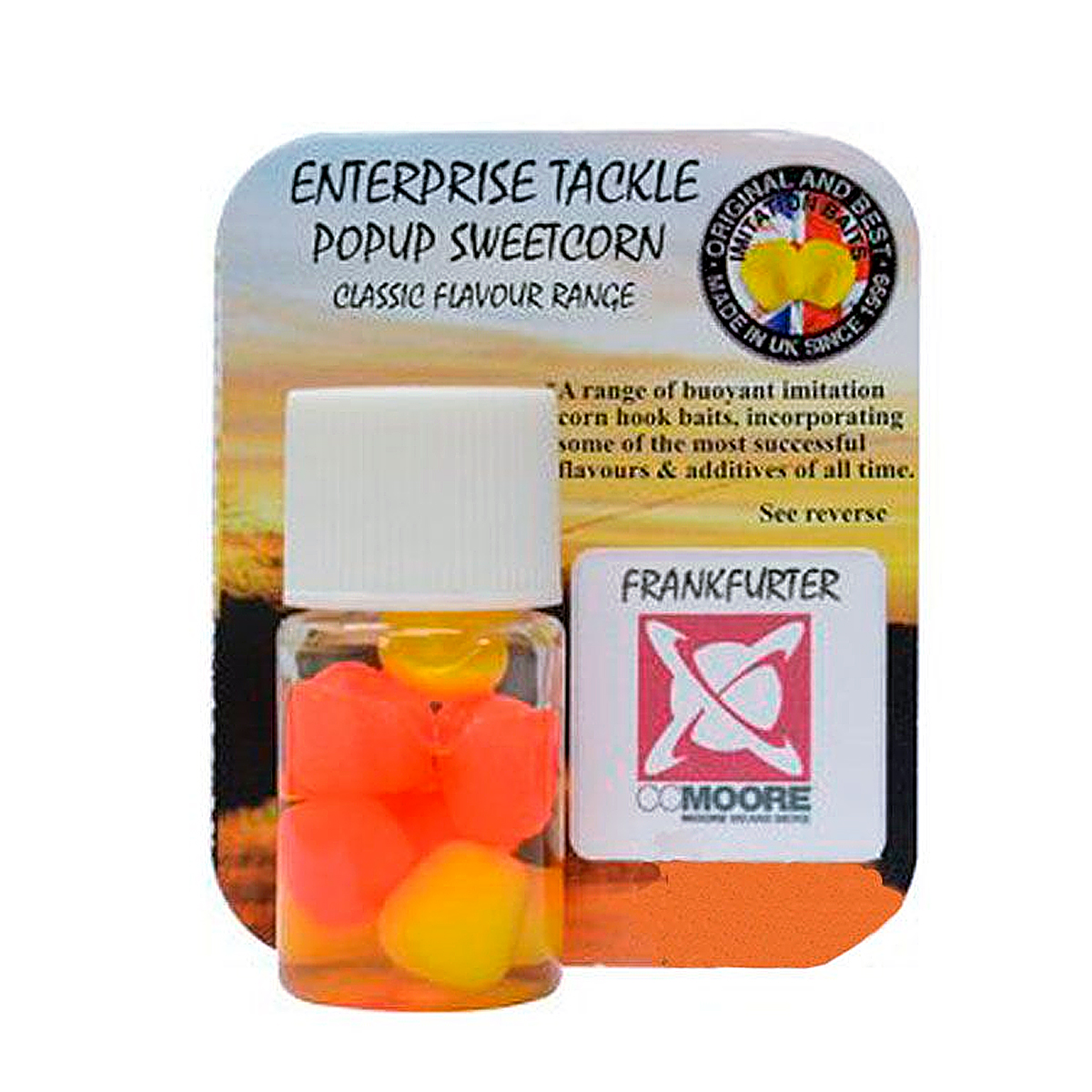 Штучна кукурудза Enterprise Tackle Pop-Up  CC Moore Frankfurter Yellow/Fluoro Red