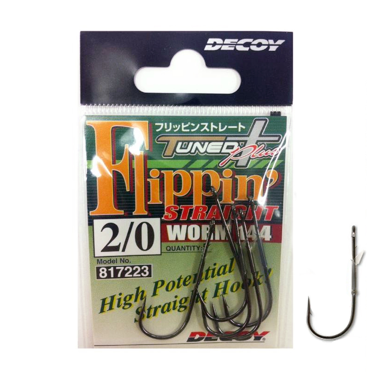 Гачок Decoy Worm 144 Flippin Straight #2/0 5pcs