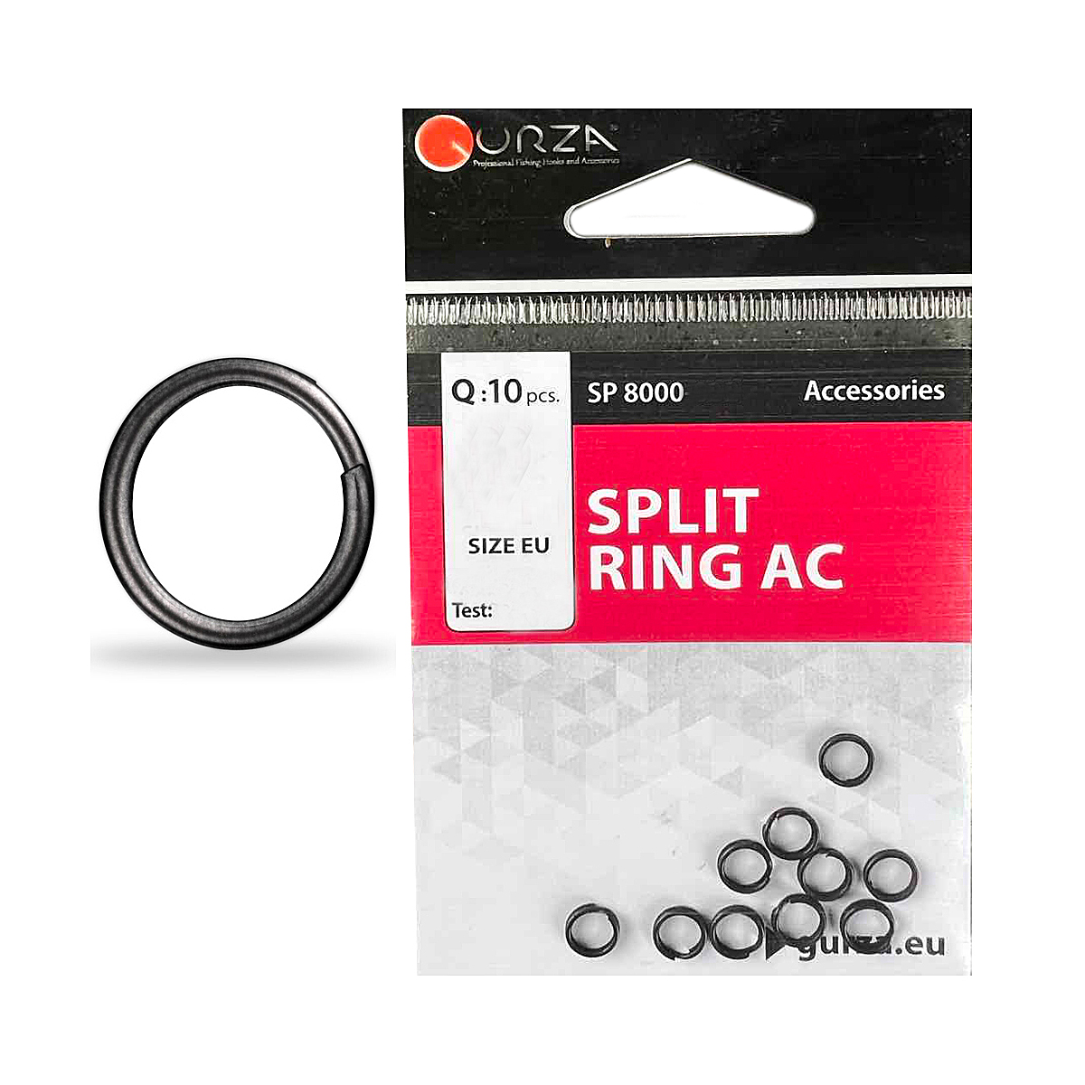 Кольцо заводное Gurza Split Ring AC #0 10pc