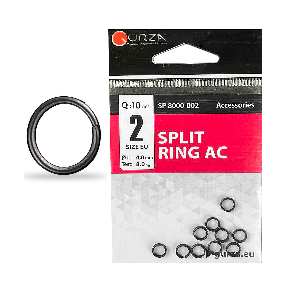 Кольцо заводное Gurza Split Ring AC #2 10pc