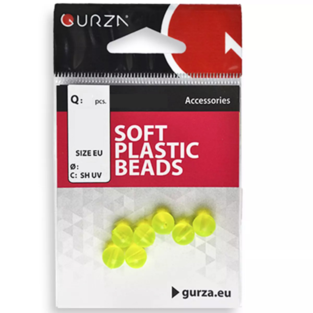 Бусины Gurza Soft Plastic Beads Round Flou Chart #3 Ø3mm 10pc