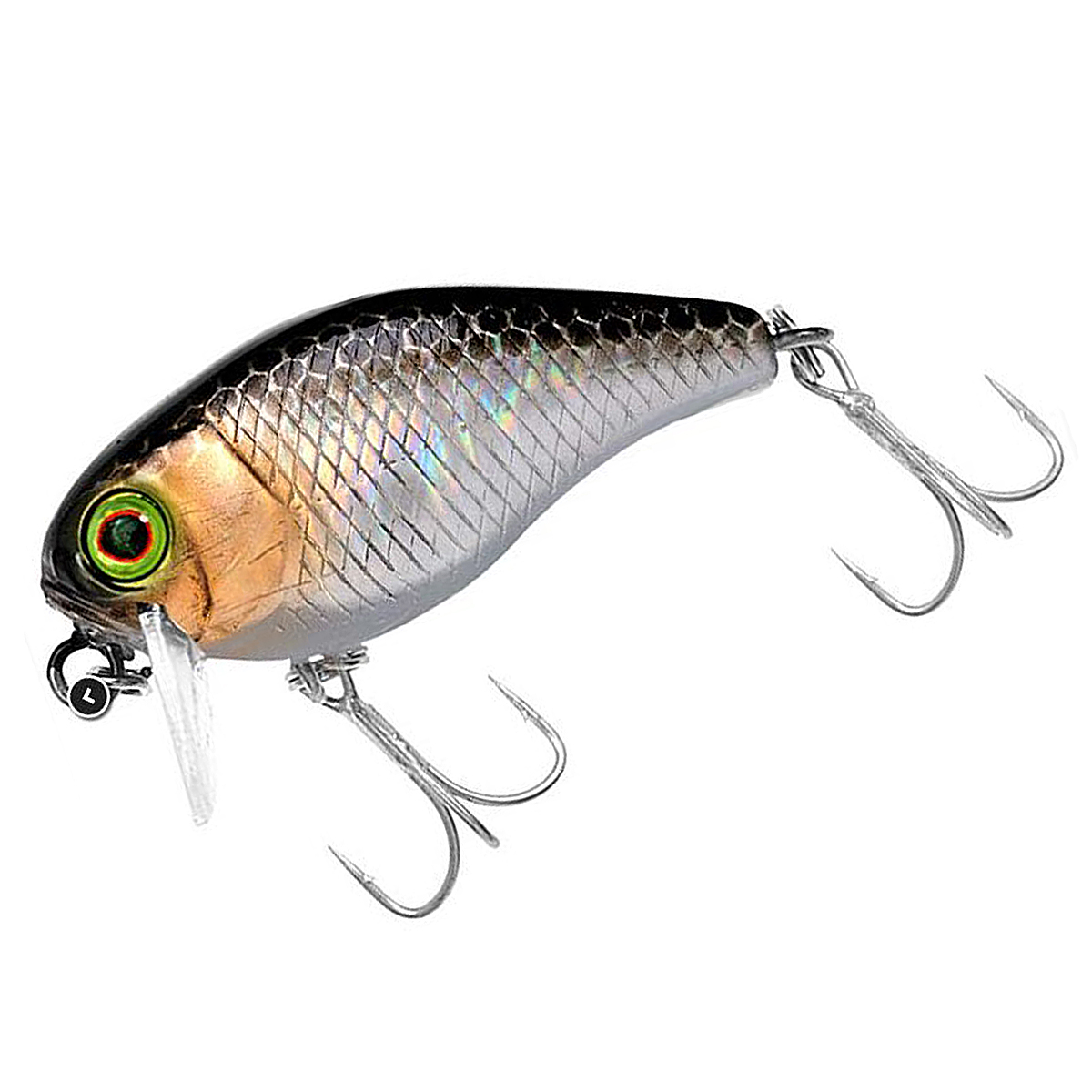 Воблер Jackall Chubby 41F SSR 41mm 5.7g #HL Silver & Black