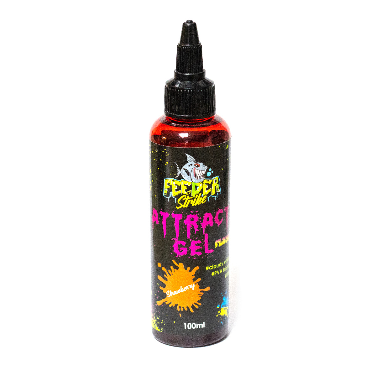Атрактант Feeder Strike Attract Gel Fluoro 100ml Strawberry