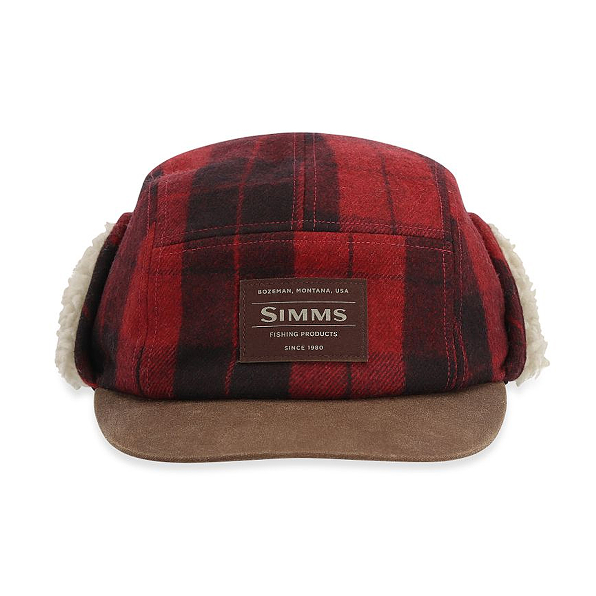Шапка Simms Coldweather Cap Red Buffalo Plaid L/XL фото 2