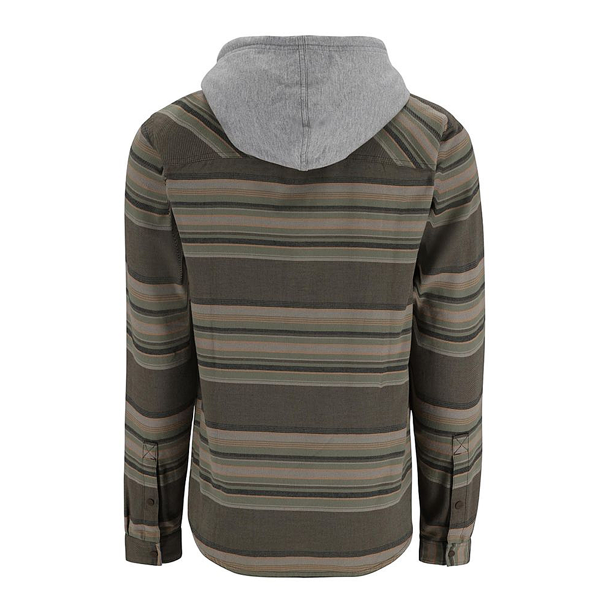 Сорочка Simms Santee Flannel Hoody  Hickory/Dolomite Blanket Stripe S фото 3