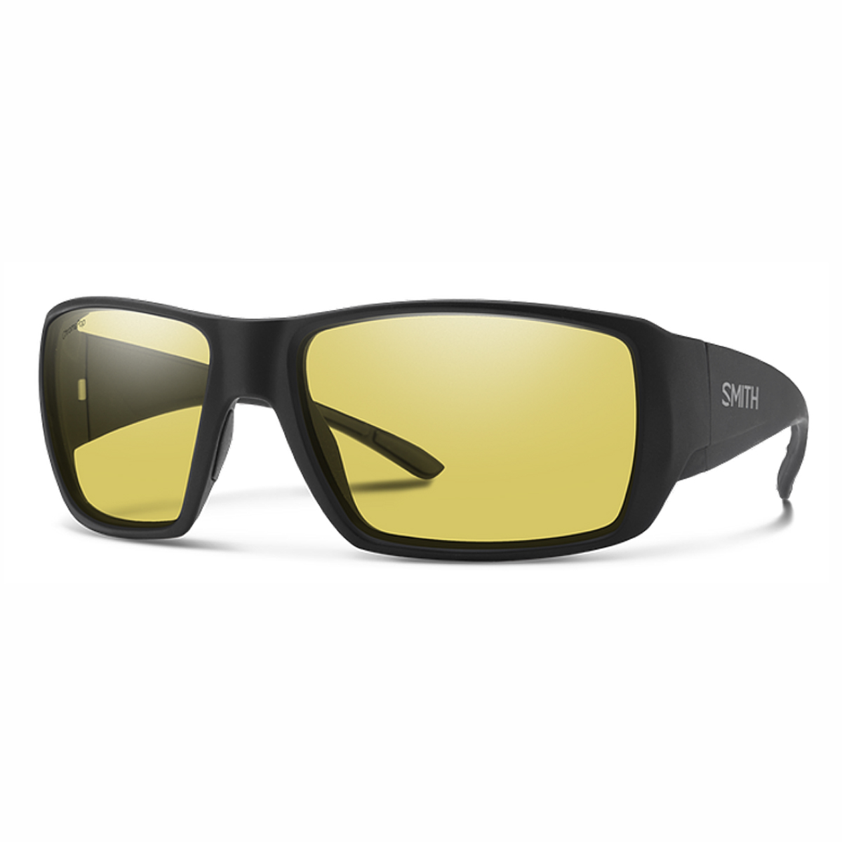 Очки солнцезащитные Smith Optics Guide's Choice XL Matte Black Polar Low Light Yellow фото 2