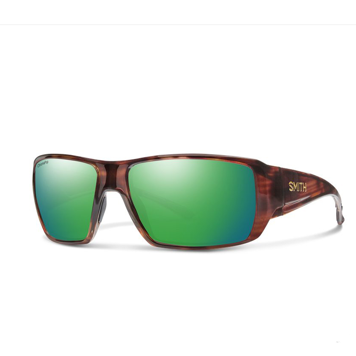 Очки солнцезащитные Smith Optics Guide's Choice XL Tortoise Polar Green Mirror