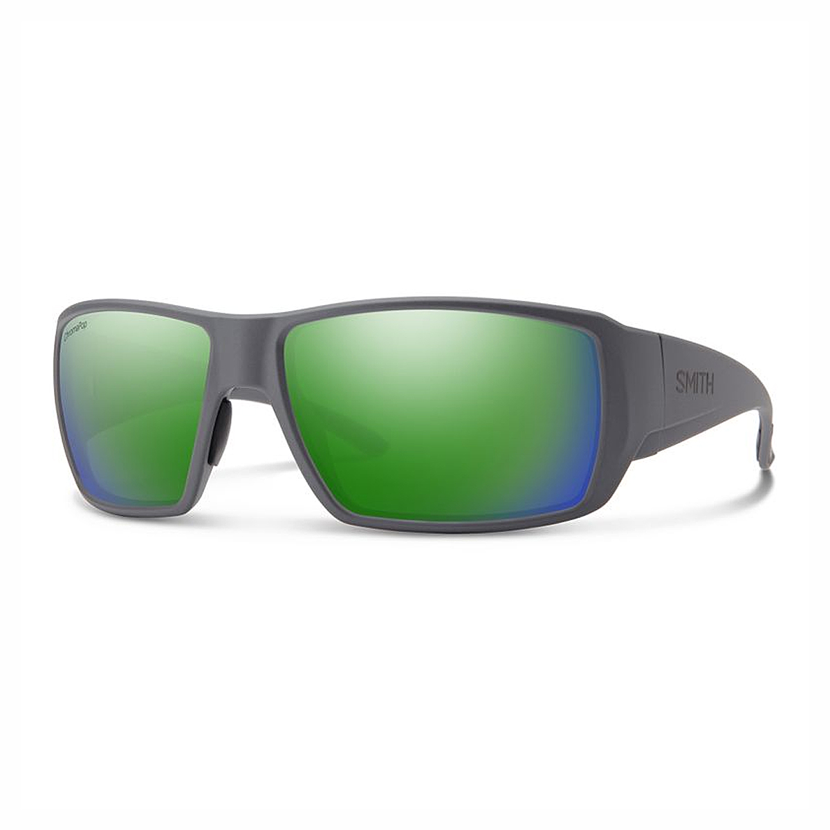 Очки солнцезащитные Smith Optics Guide's Choice XL Matte Cement Polar Green Mirror фото 2