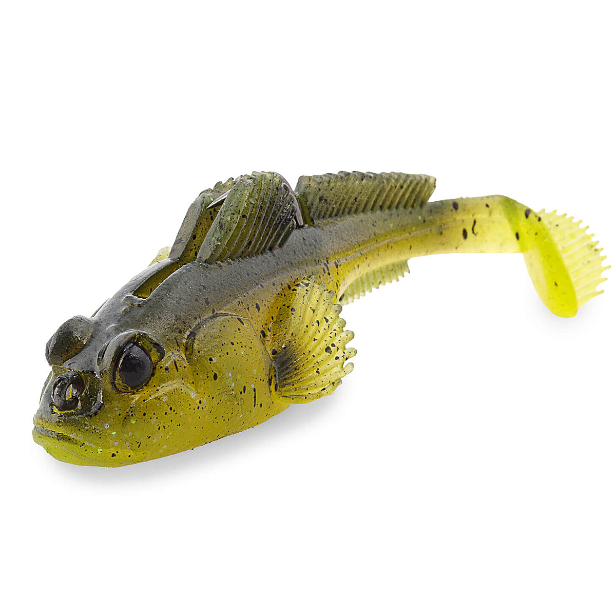 Оснащенный силикон ZMAN Gobius 3" 14g #Hot Snakes