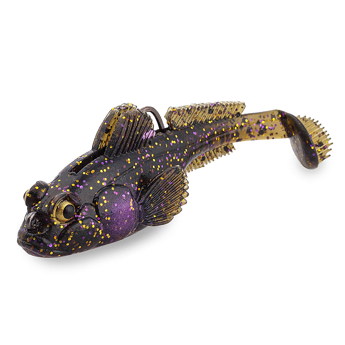 Оснащенный силикон ZMAN Gobius 3" 10.5g #Green Pumpkin Goby