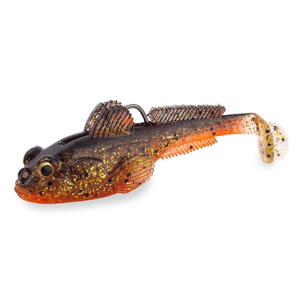 Оснащенный силикон ZMAN Gobius 3" 10.5g #Perch