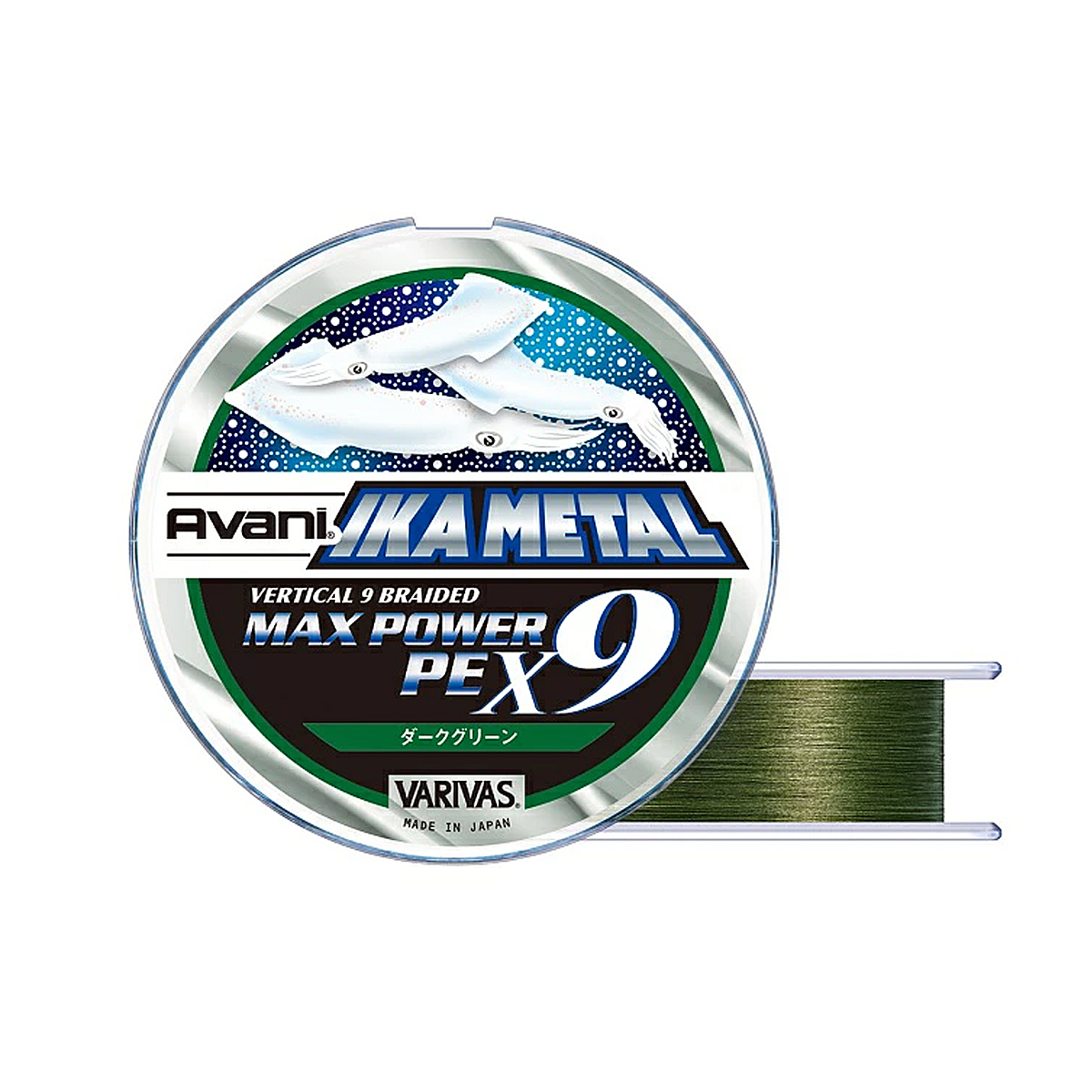 Шнур Varivas Ikametal Max Power PE X9 DG 200m 6.3kg 0.128mm #0.6