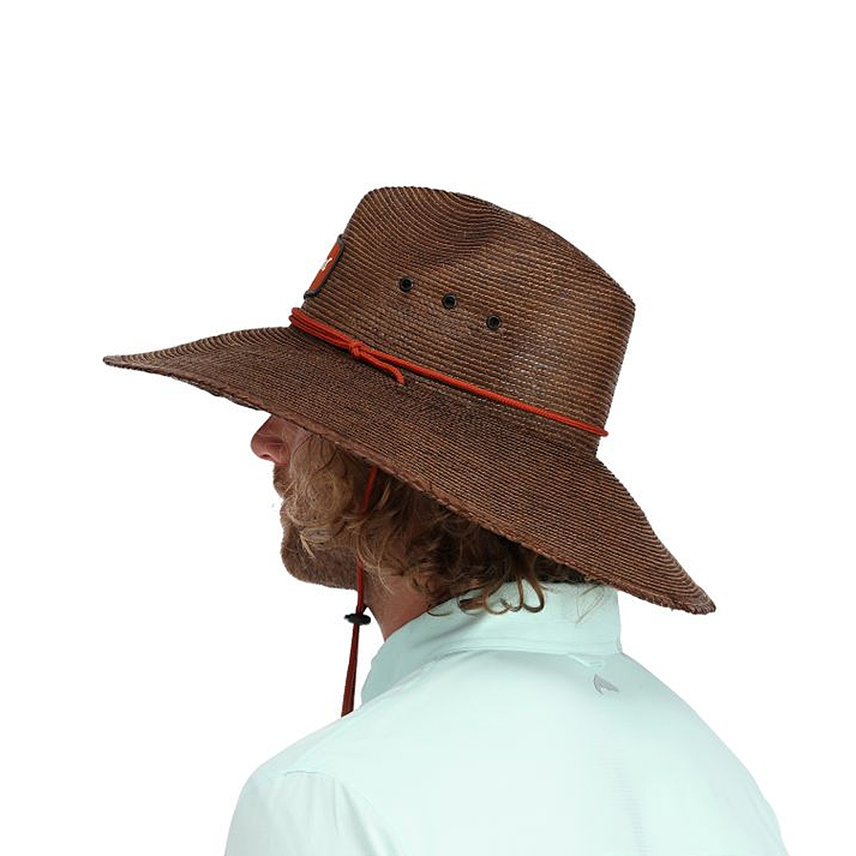 Панама Simms Cutbank Sun Hat Chestnut фото 3