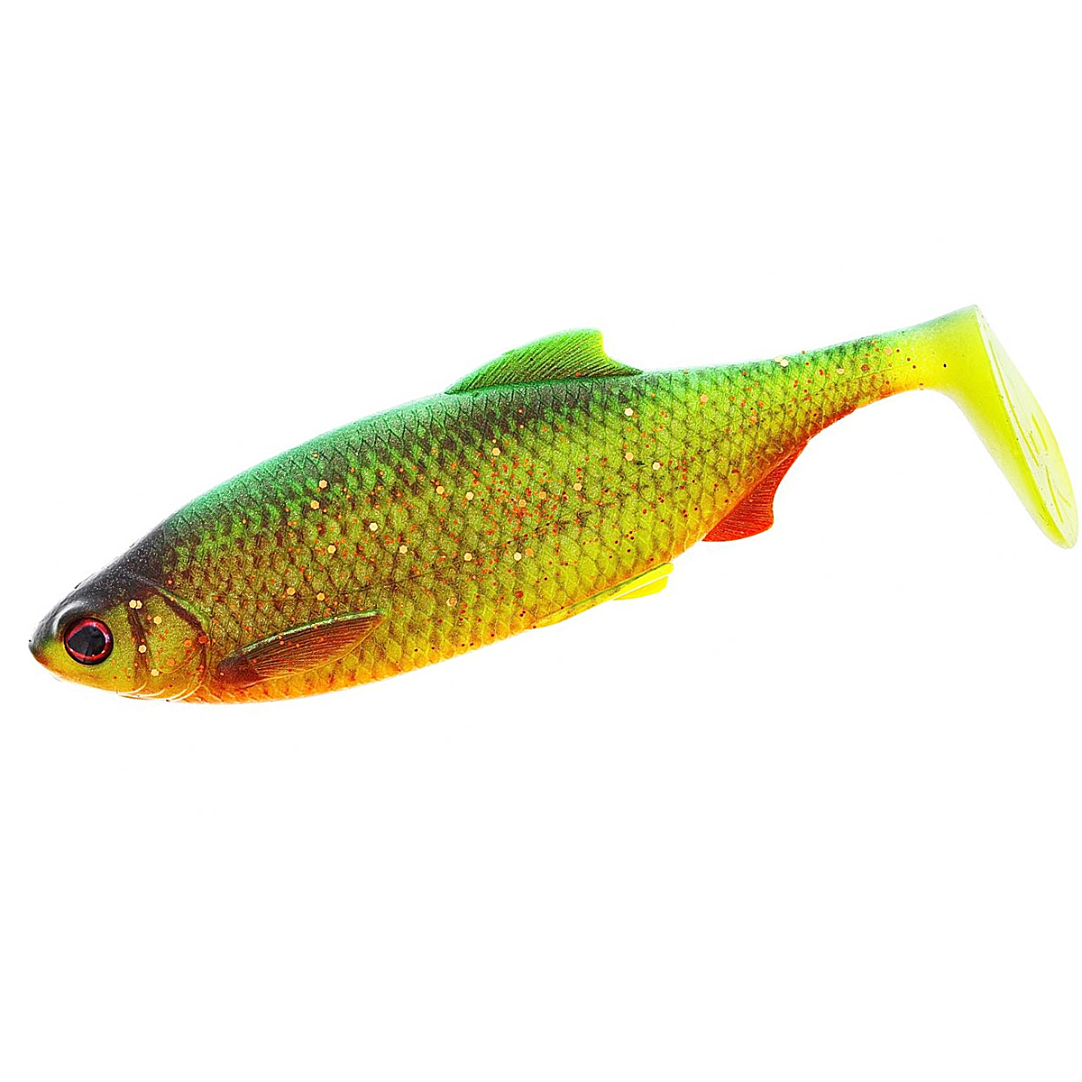 Силикон Westin Ricky the Roach Shadtail 18cm 85g #Firetiger Rudd