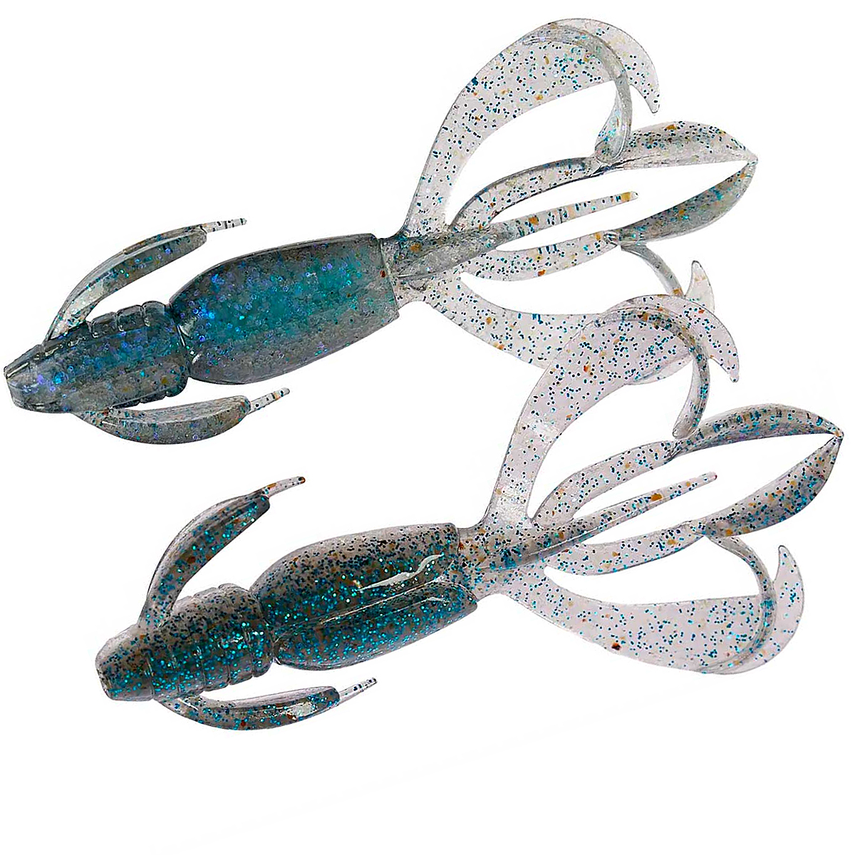 Силикон Keitech Crazy Flapper 2" ea#22 Electric Silver Shi