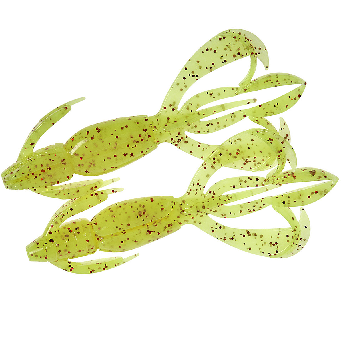 Силикон Keitech Crazy Flapper 2" pal#01 Chartreuse Red flk